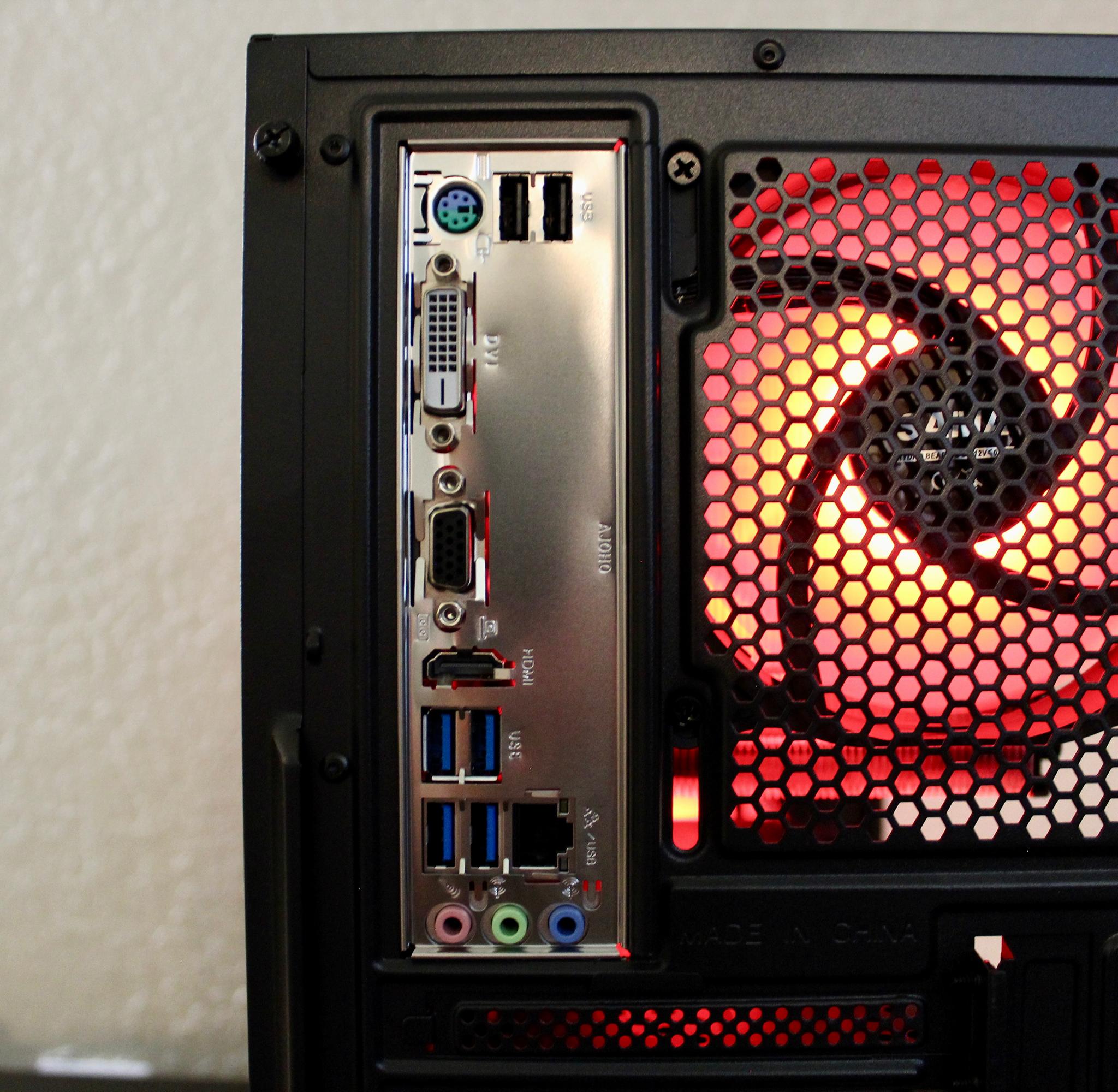 Dark Crimson! Awesome Gaming PC | Ryzen 5 2600 | XFX 580 8GB | 16GB DDR4 | 512GB M.2 | W11 + WiFi |
