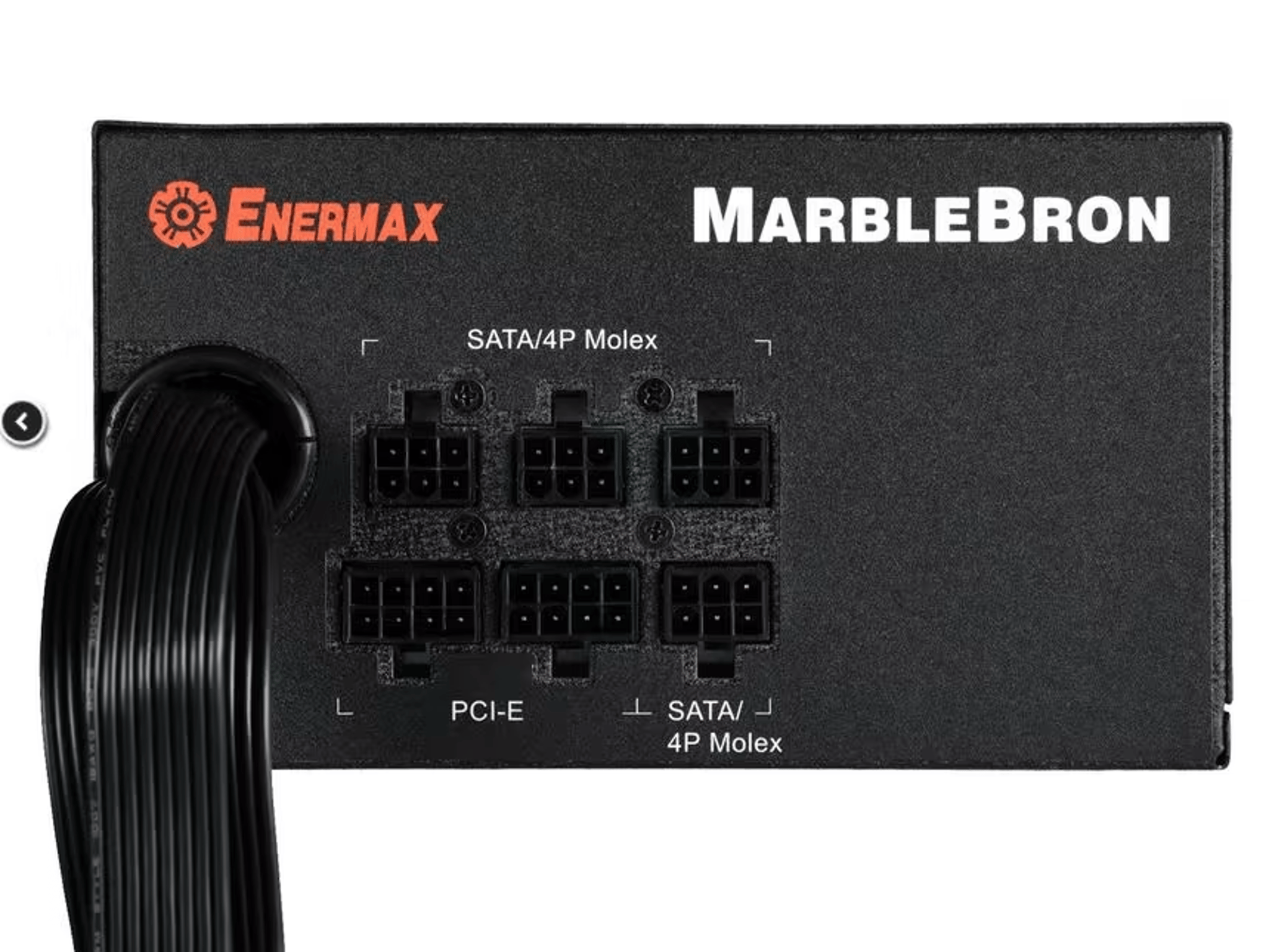 Enermax MarbleBron 750W 80 PLUS BRONZE Certified, Semi-Modular Active PFC Power Supply