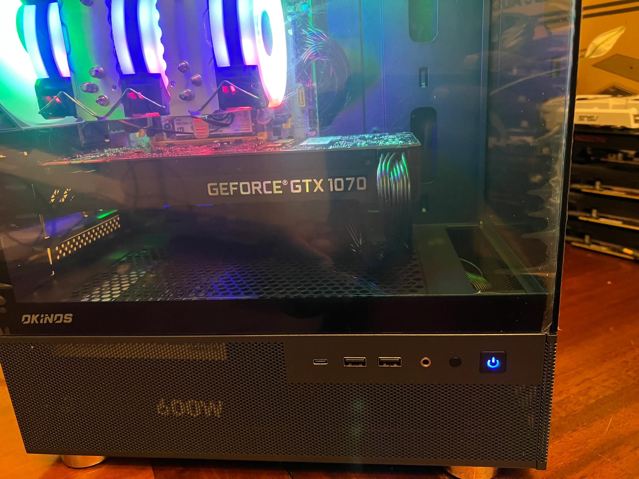 Intel 10 Core Gaming PC GTX 1070 1tb NVME SSD 16GB RAM WIFi WINDOWS 10 Pro