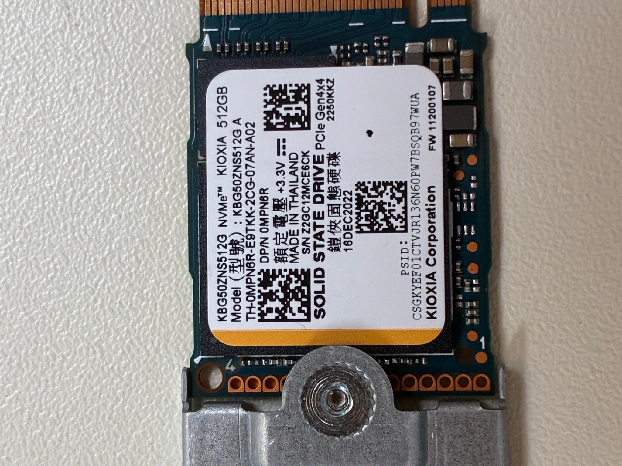 512GB KIOXA M.2 2230 with Extender