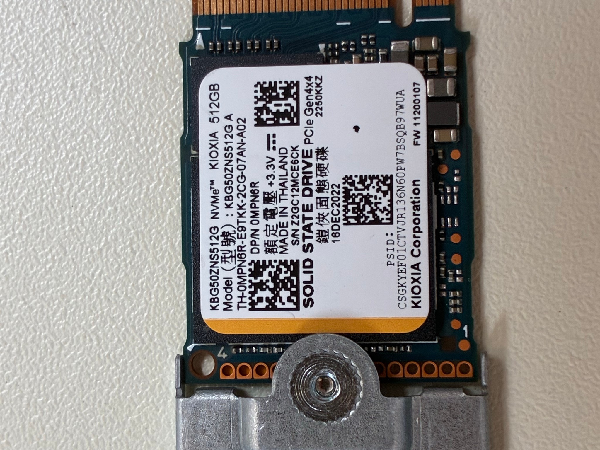 512GB KIOXA M.2 2230 with Extender