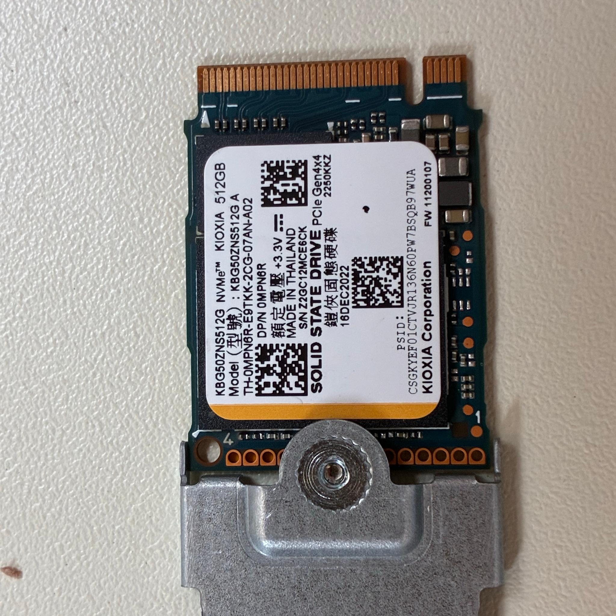 512GB KIOXA M.2 2230 with Extender