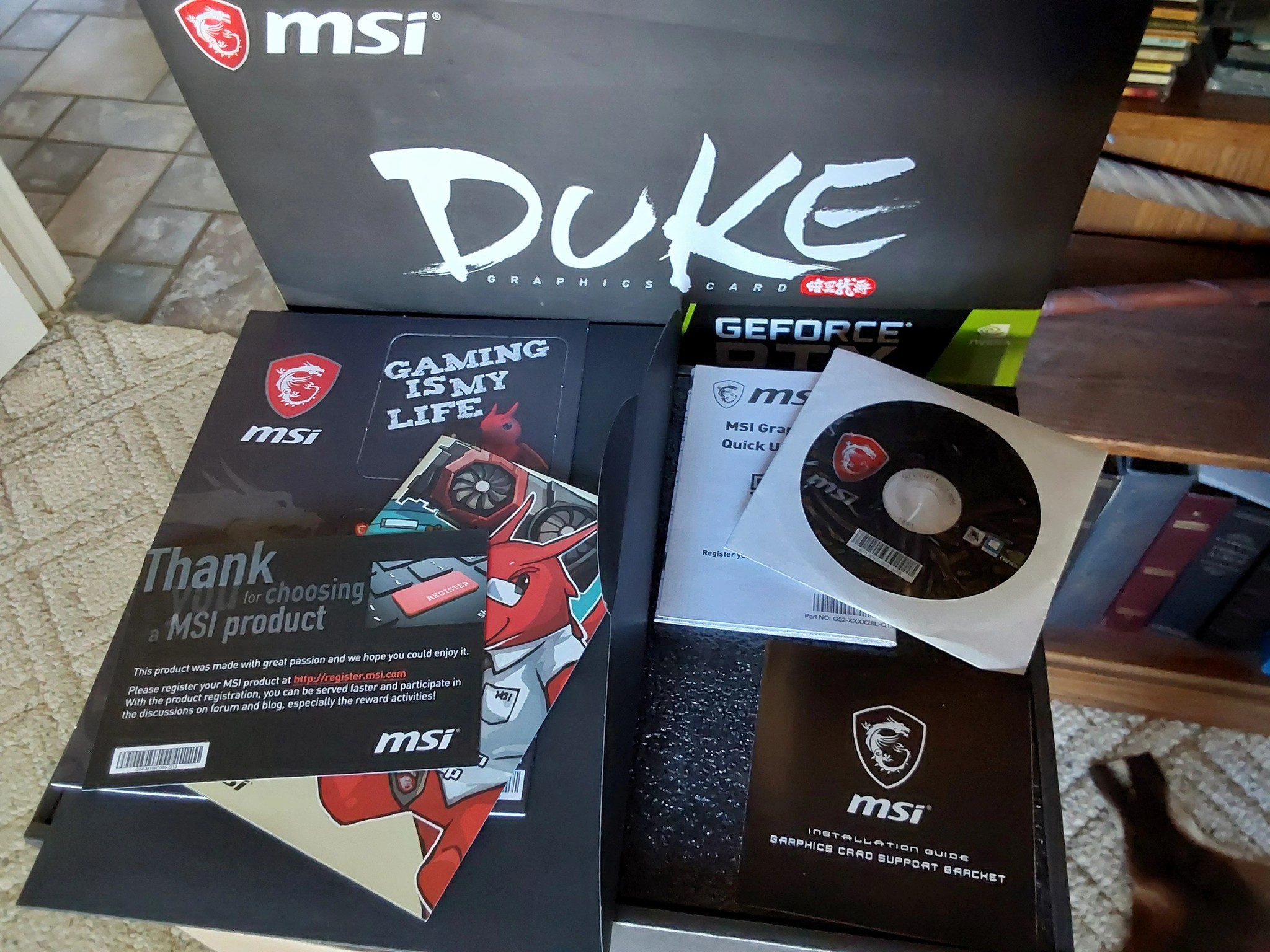MSI GeForce RTX 2700 DUKE 8G OC 256-Bit GDDR6 PCI Express 3.0 x16 HDCP Ready Video Card