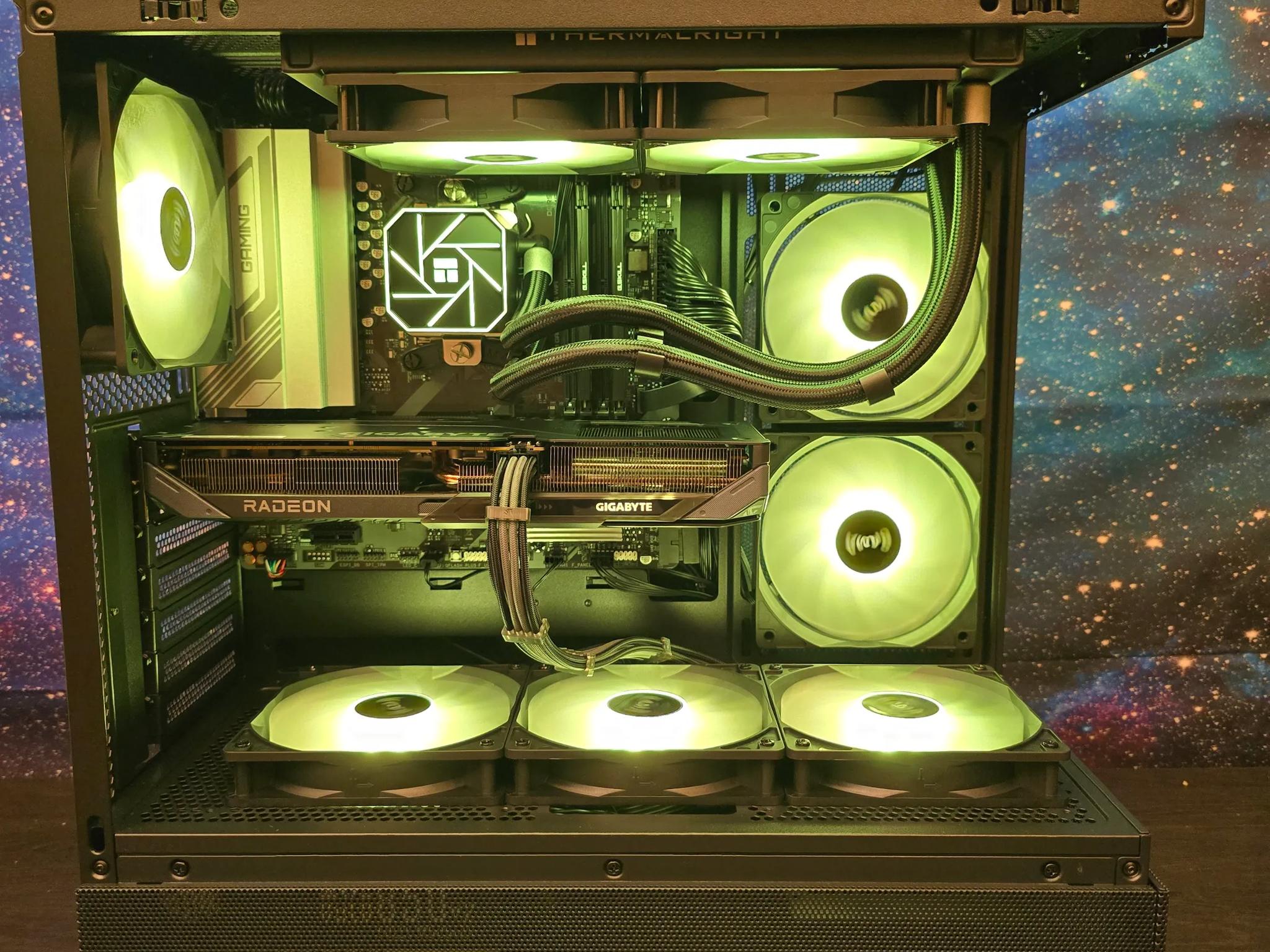 🚀 1440P ALL NEW CUSTOM AM5 PC | RX 9060XT 16GB | RYZEN 5 7600 | 1TB SSD | 32GB DDR5 6000MHZ CL32 🚀