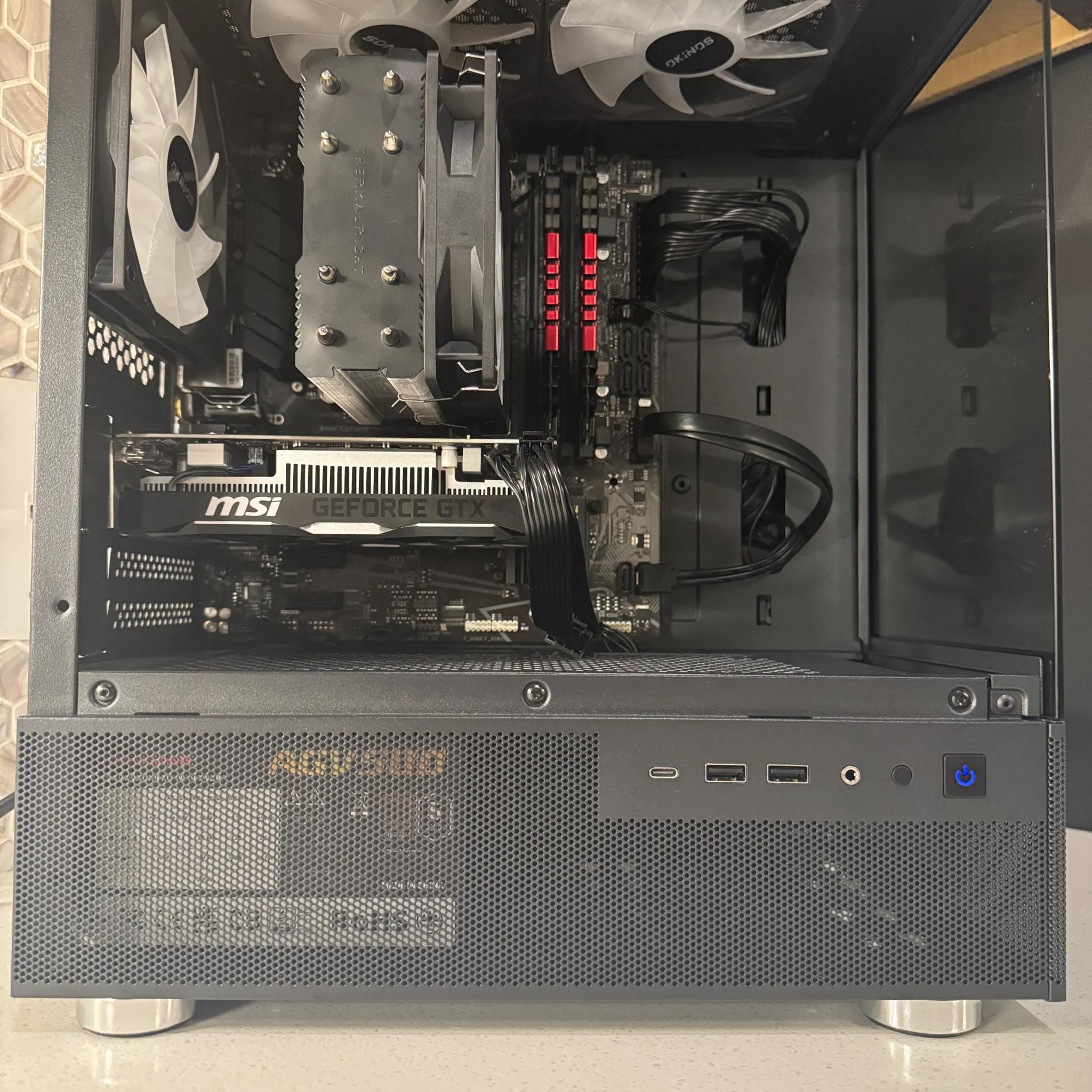 Clean budget Gaming PC (intel i5 10400f, GTX 1650)