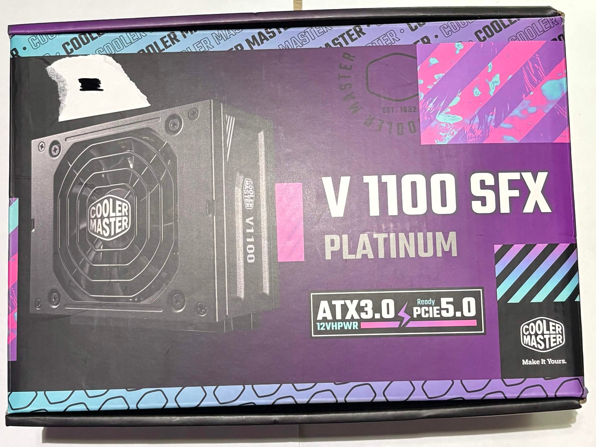 Cooler Master V1100 SFX Platinum 1100W ATX 3.0 PCIe 5.0 Fully Modular PSU Complete