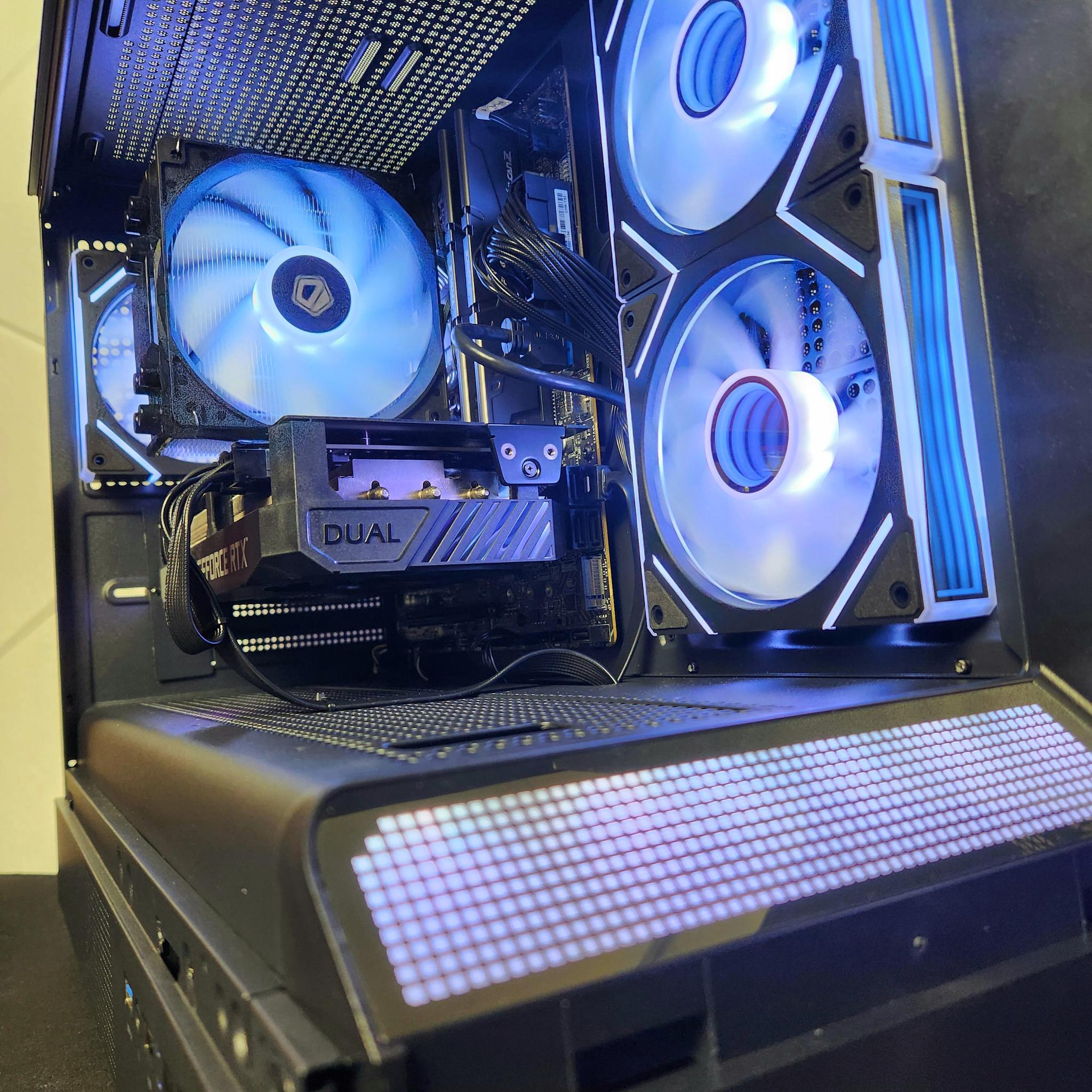 RTX 3070 | Intel I5-12400F | 16GB DDR4 | 1.25TB SSD+HDD | WIFI+BT "Night Runner"