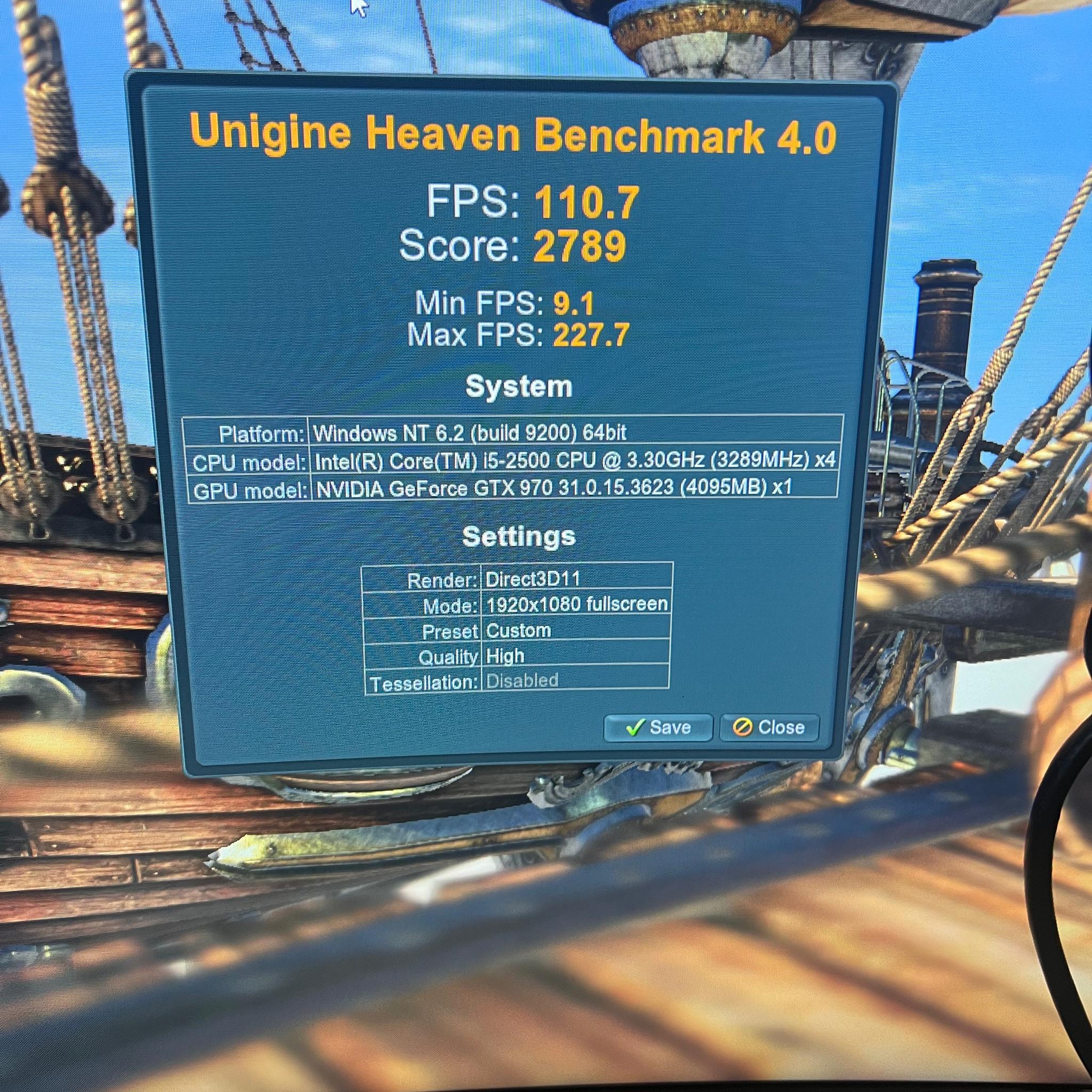 Budget Gaming PC Intel I5-2500 + GTX 970 + 16GB + 256GB + Windows 10 Pro