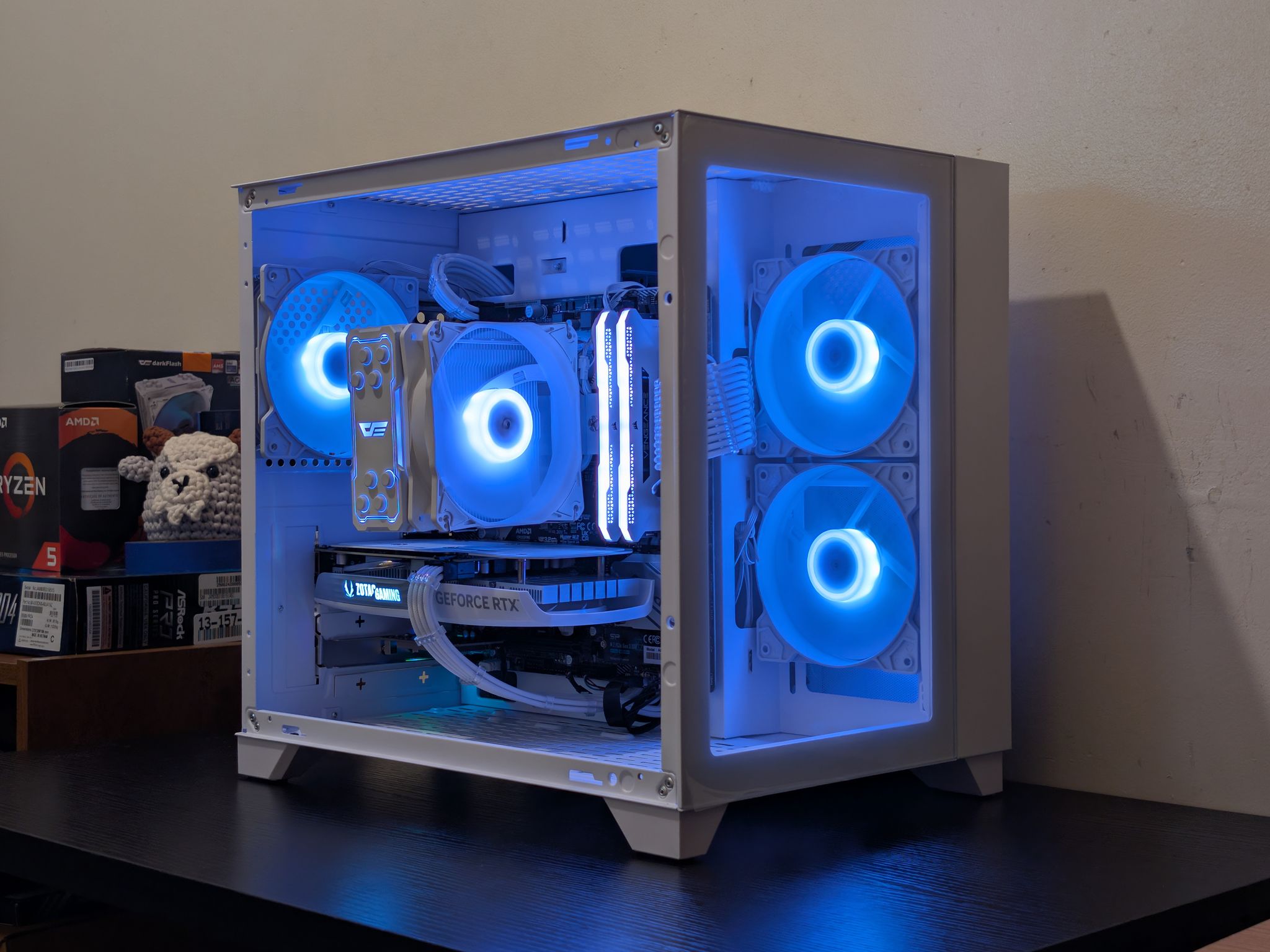 🐻‍❄️🔥 1440p Gaming Beast| RTX 4060 | Ryzen 5500 | 1TB SSD | 32GB RAM | WiFi 6 & Bluetooth 🔥🐻‍❄️