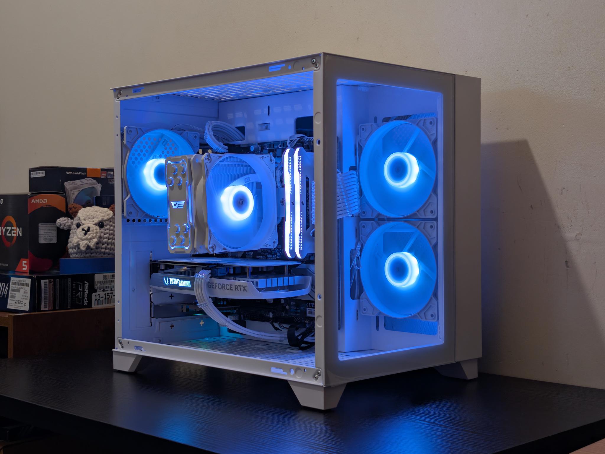 🐻‍❄️🔥 1440p Gaming Beast| RTX 4060 | Ryzen 5500 | 1TB SSD | 32GB RAM | WiFi 6 & Bluetooth 🔥🐻‍❄️