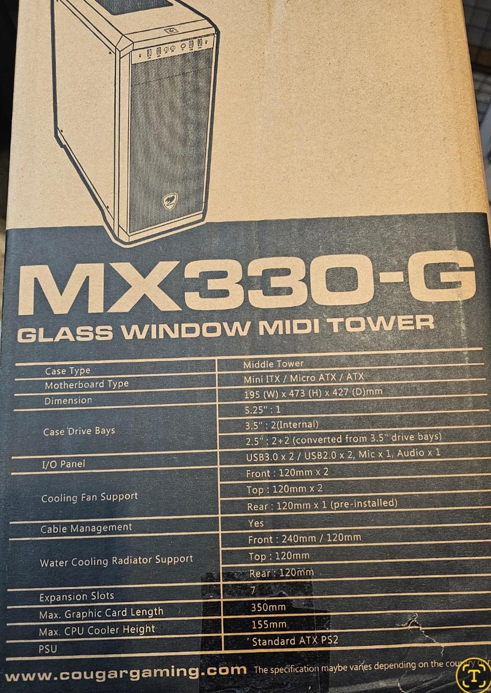 Cougar Glass Window Midi Tower