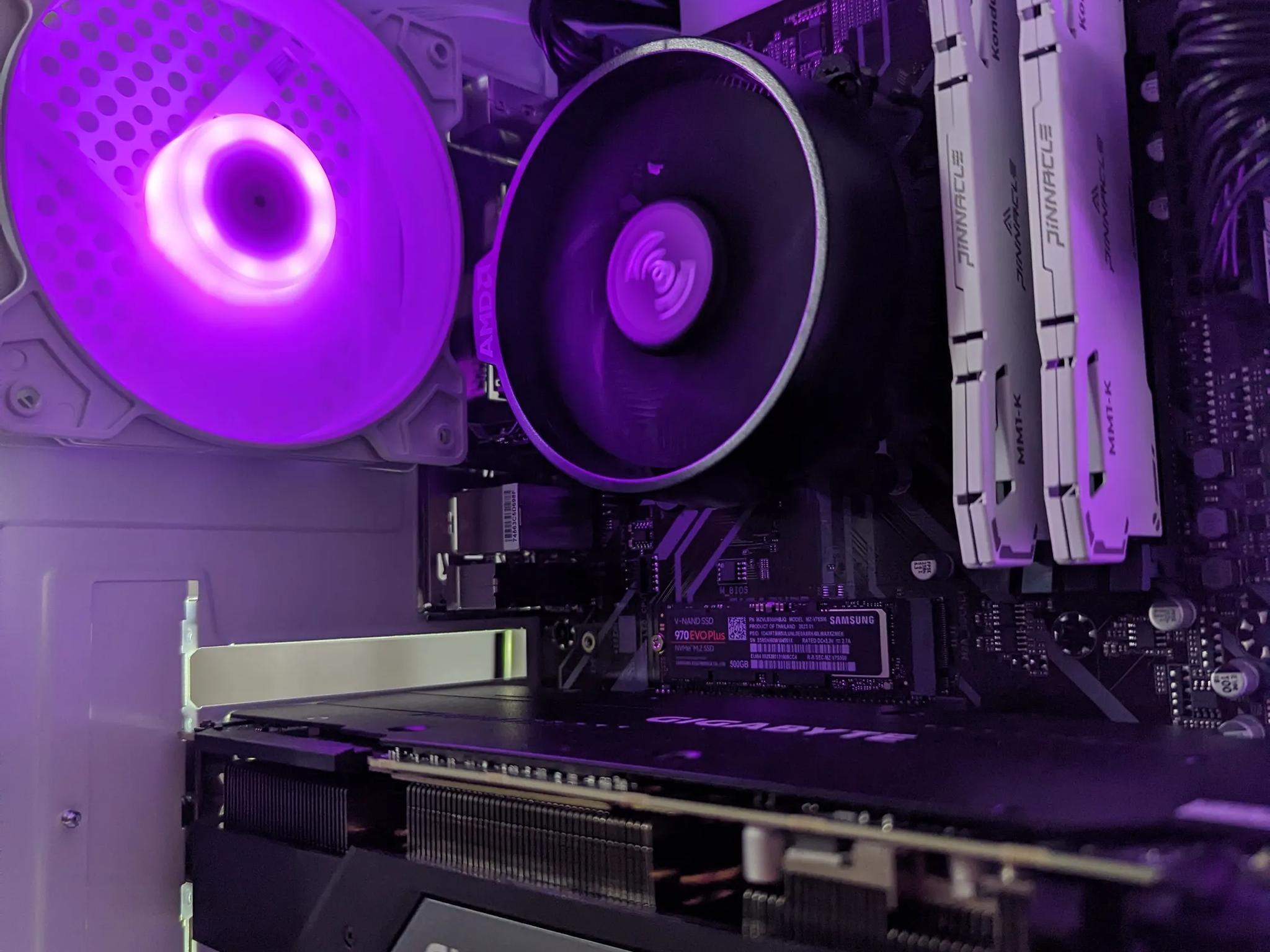 RTX 2070 Super, Ryzen 5 5600x Mid Level RGB Gaming PC (WHITE)