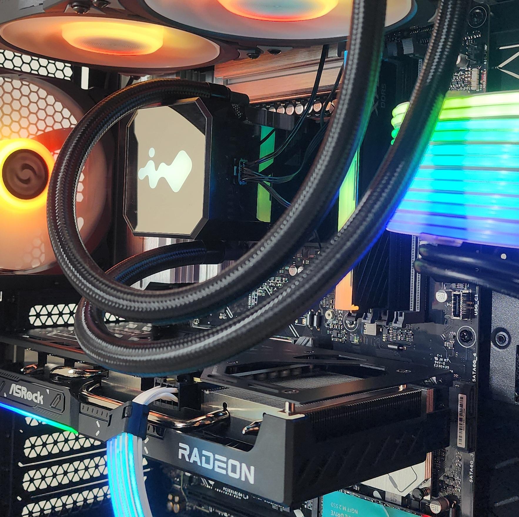 Gaming PC Ultra 5 250KF 16GB RAM 1TB SSD RX 9060 XT 16GB Windows 11 Computer