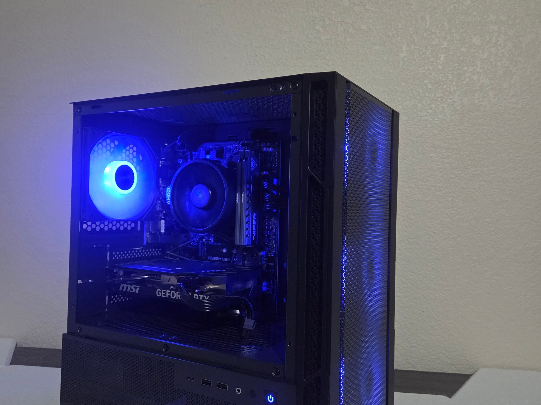 🌑 Shadow /RTX 4060 Gaming PC/ 🖤⛈️