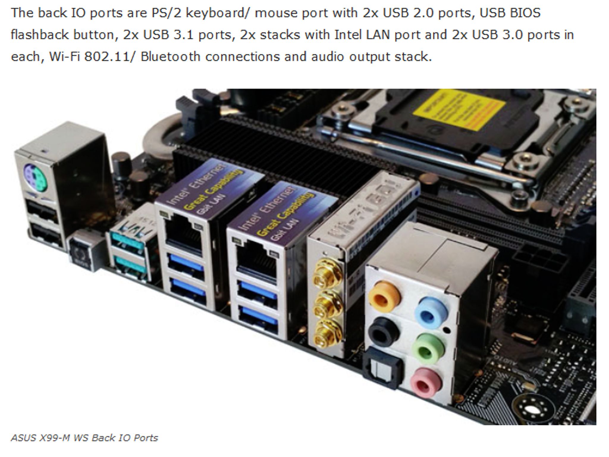 Combo Deal: Asus X99M-WS Motherboard & Intel i7 5930K Haswell-E CPU (Used)