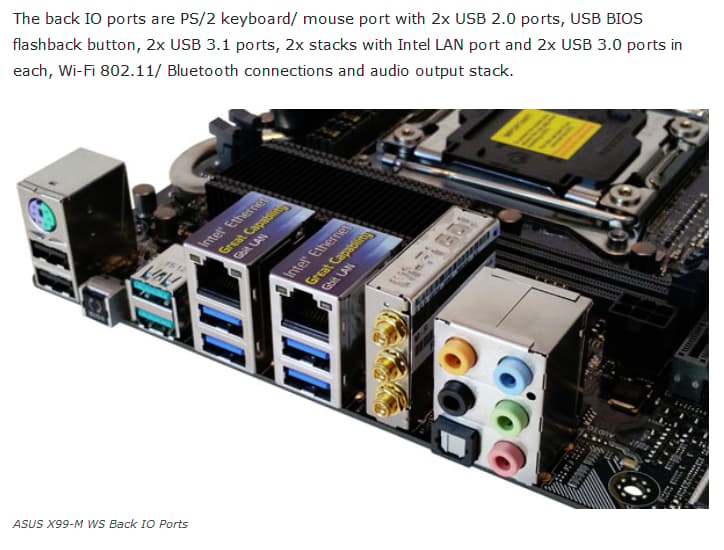 Combo Deal: Asus X99M-WS Motherboard & Intel i7 5930K Haswell-E CPU (Used)