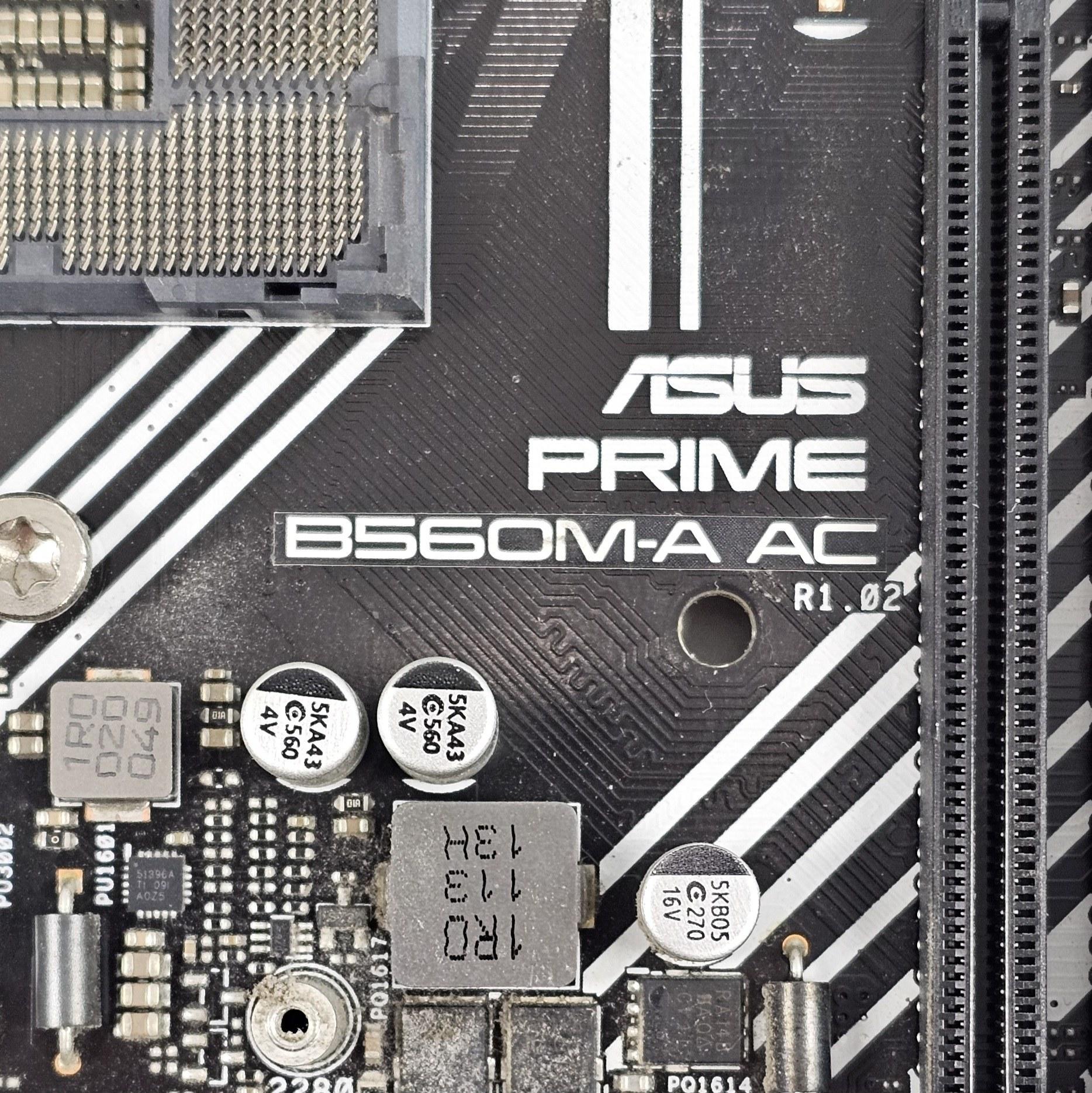 ASUS PRIME B560M-A AC LGA1200 DDR4 mATX Motherboard