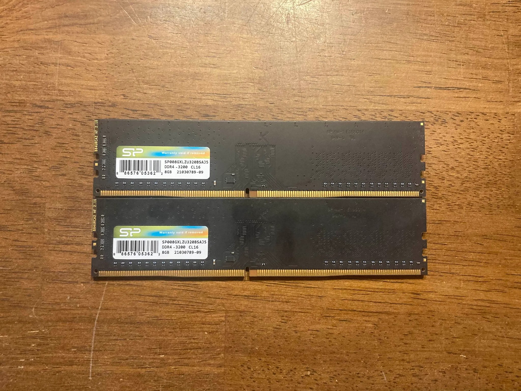 2x8GB Silicon Power Value Gaming DDR4 3200MHz CL16