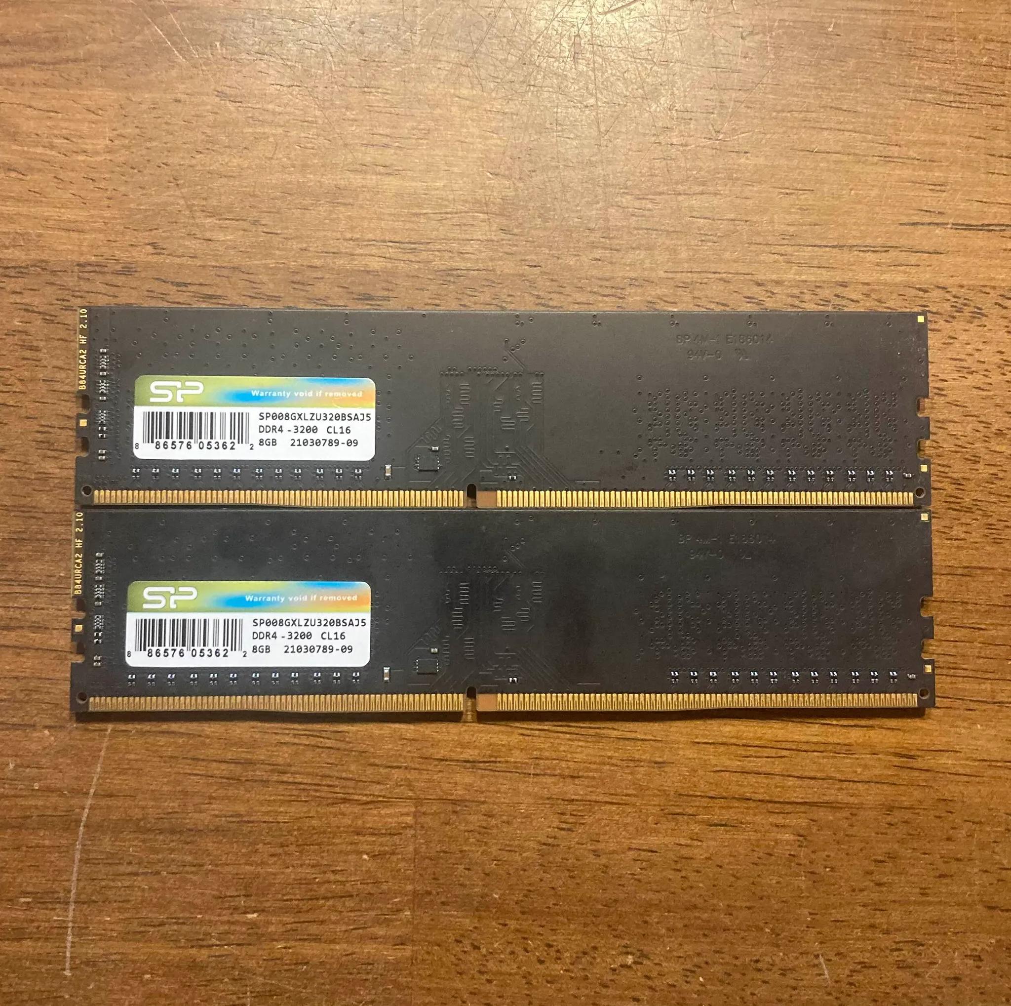 2x8GB Silicon Power Value Gaming DDR4 3200MHz CL16