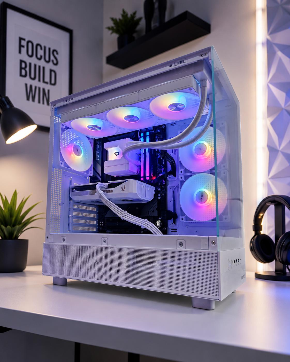 White RTX 5060 Ti Gaming PC | 1TB  m.2 | DDR5 | B650 | 360MM AIO |