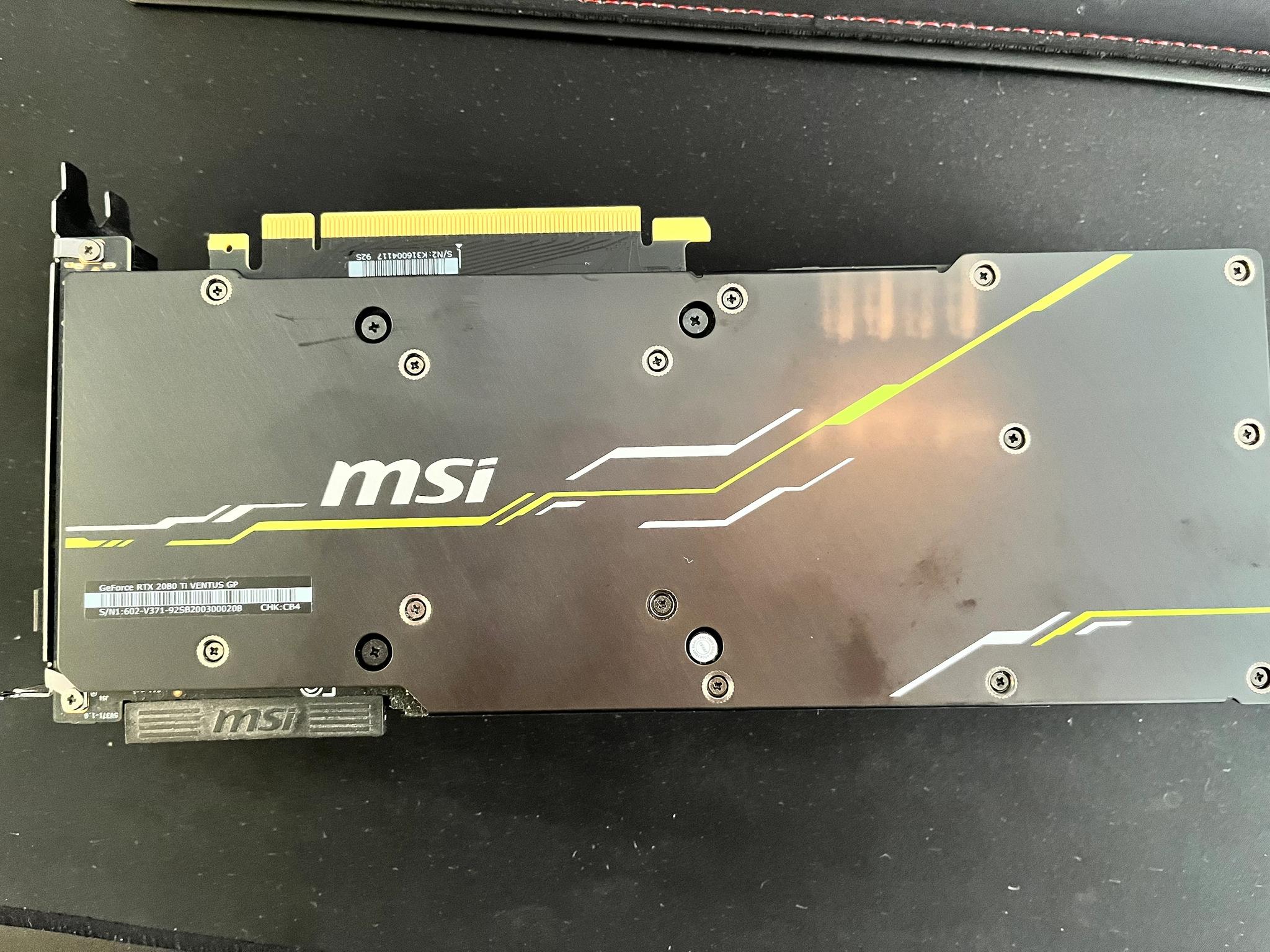 MSI 2080 TI Ventus