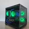 🌌 Cosmic Nova | RTX 5050 | Ryzen 7 2700X | Blue & Black Gaming PC 💙🖤