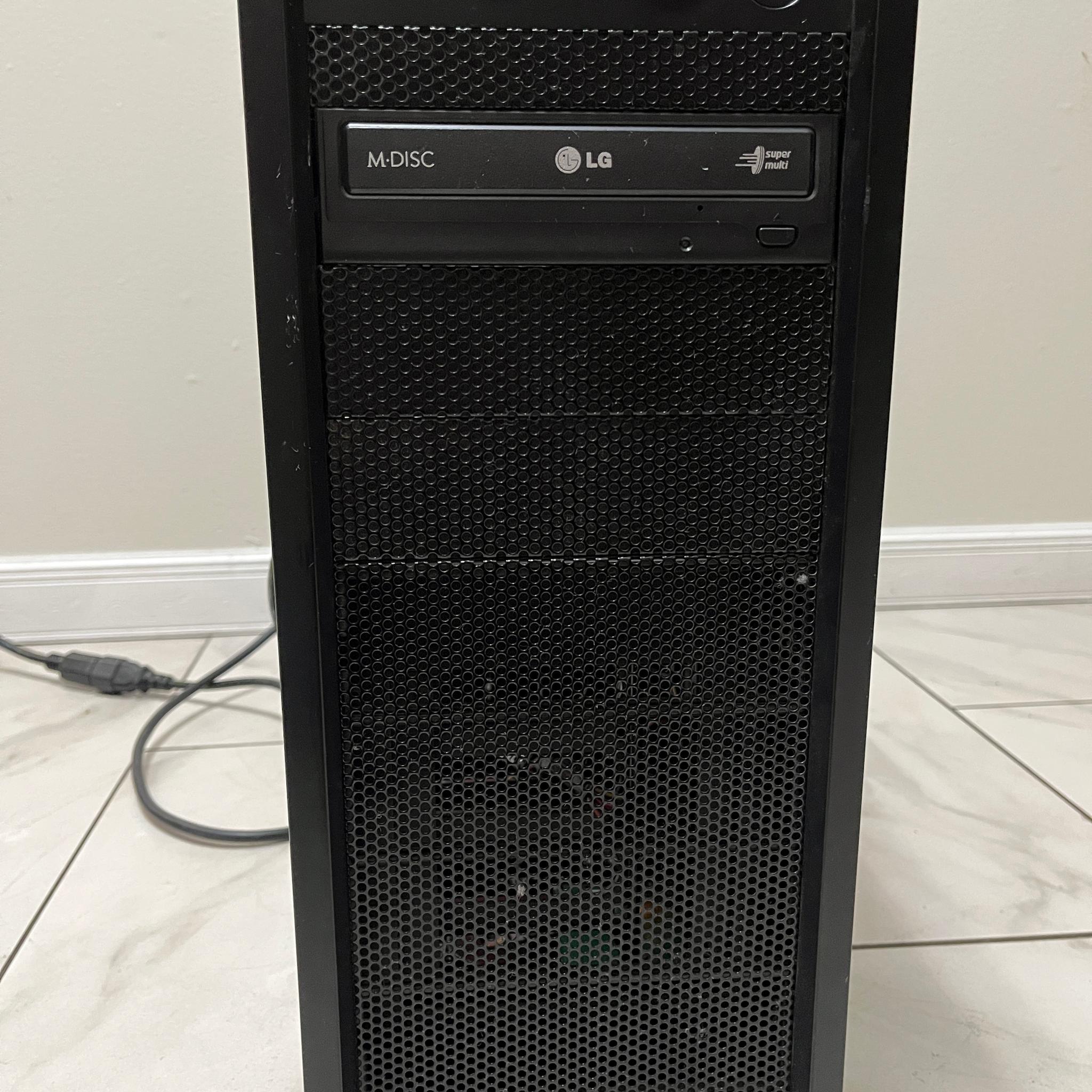 NVIDIA RTX 2070, Intel i7-7700, 16GB RAM, 3.1TB Storage - Gaming PC w/Wi-Fi, BT