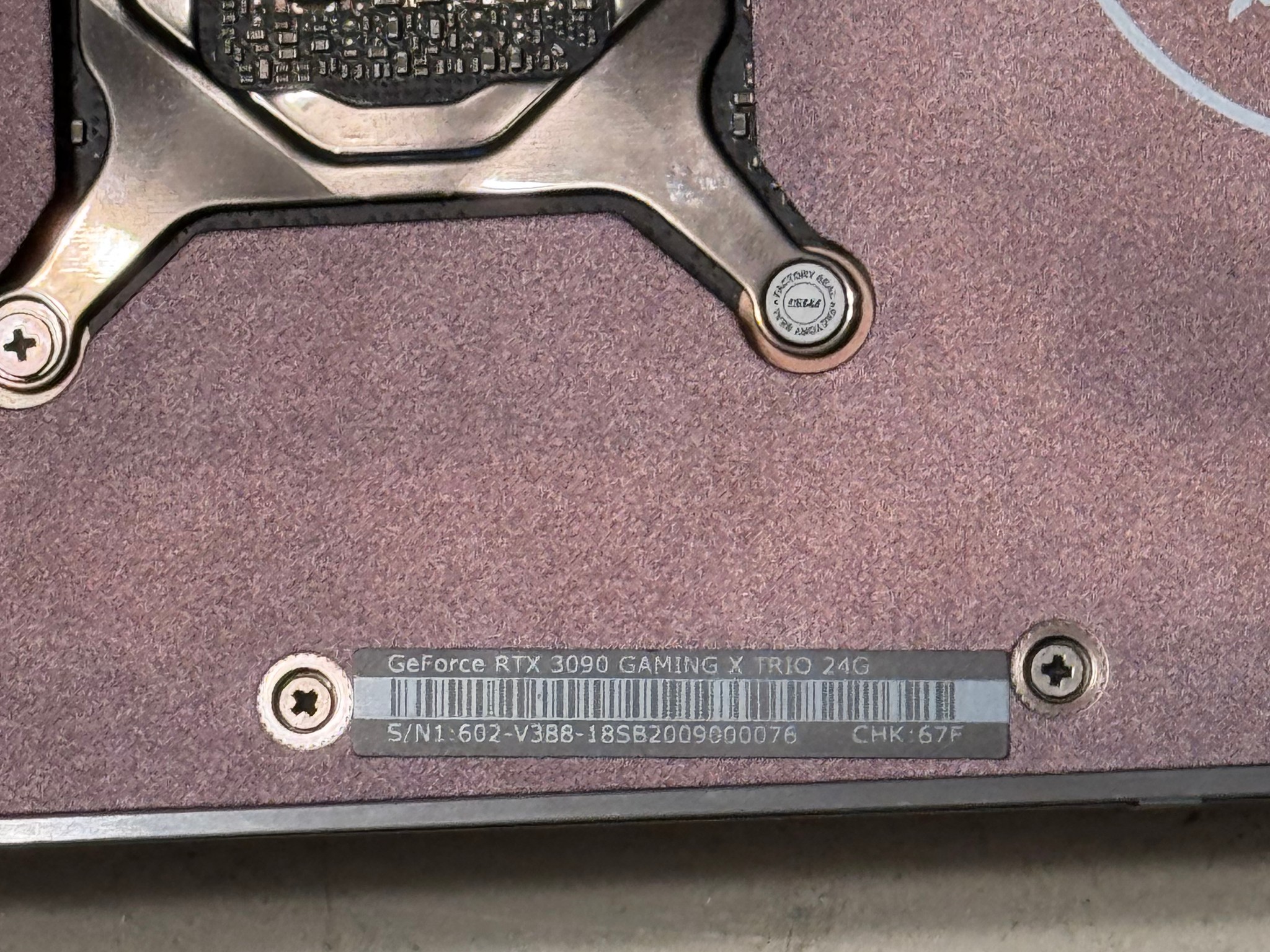 MSI GeForce RTX 3090 GAMING TRIO 24GB Graphics Card
