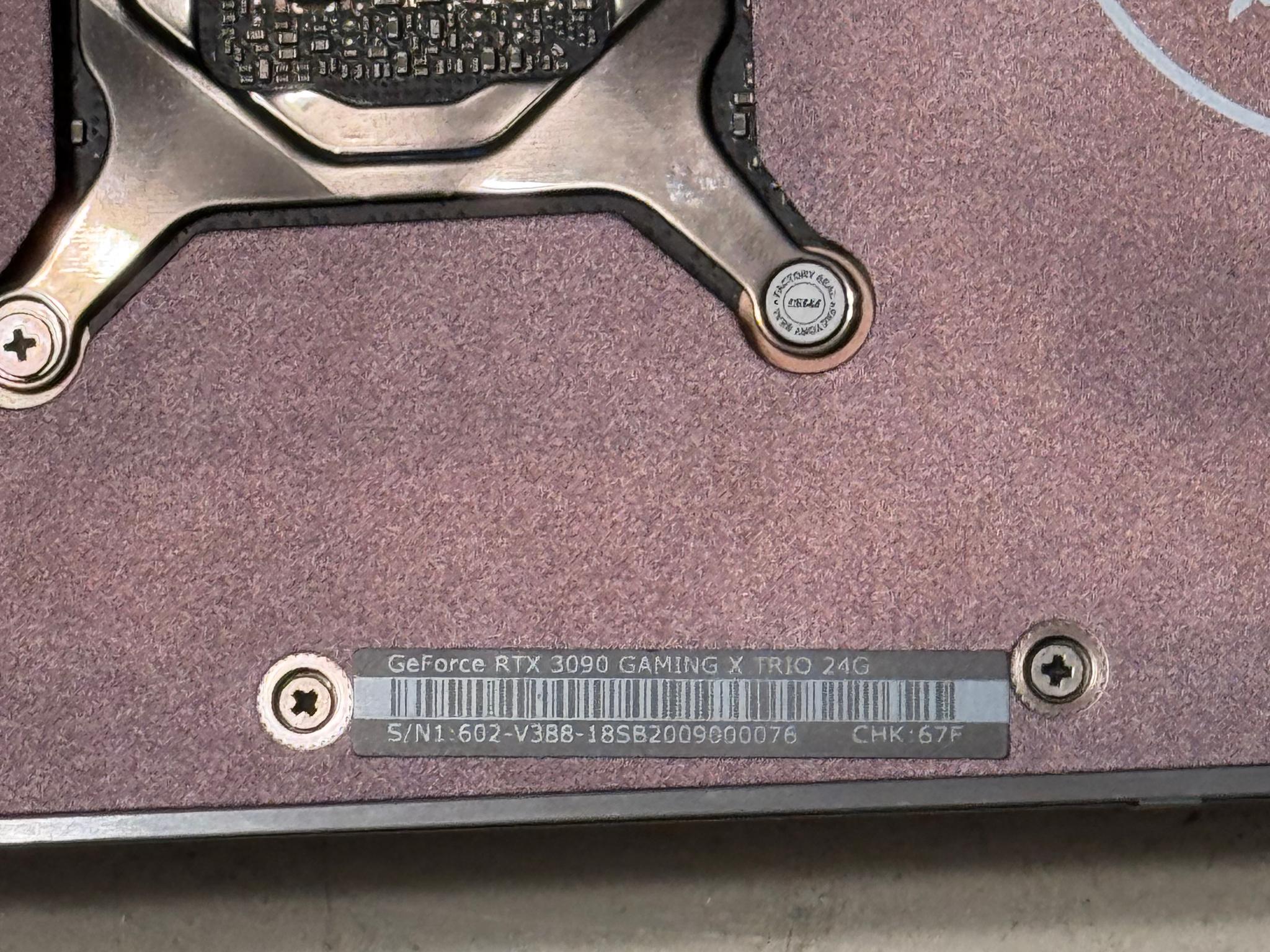 MSI GeForce RTX 3090 GAMING TRIO 24GB Graphics Card