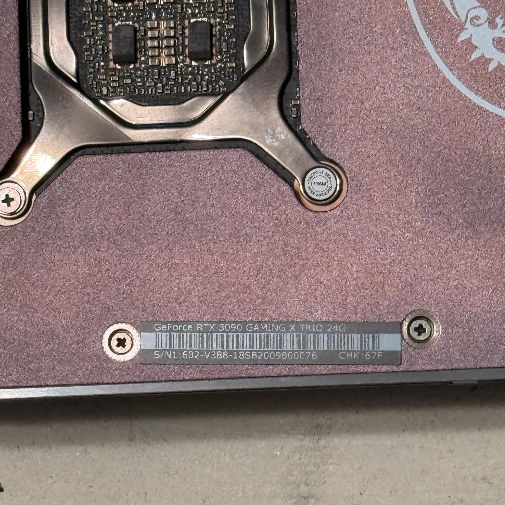 MSI GeForce RTX 3090 GAMING TRIO 24GB Graphics Card