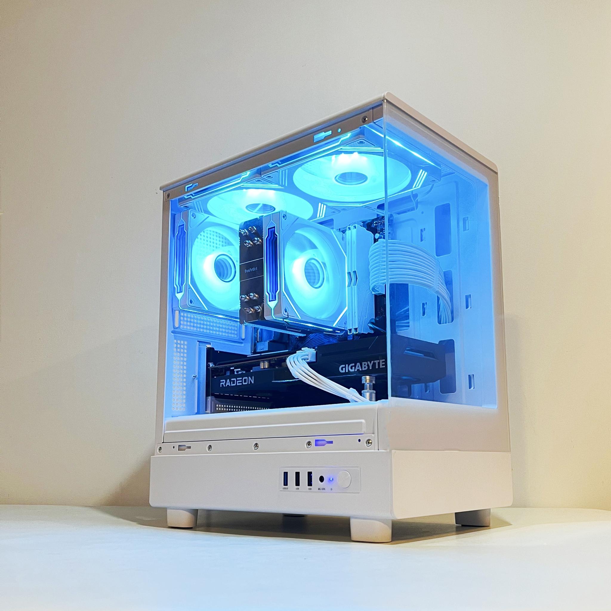 🔥SALE🔥 R5-5600|RX 6600|32GB RAM|1TB M.2||WIFI|ARGB Fans| -DepxTech Pre-Built PC