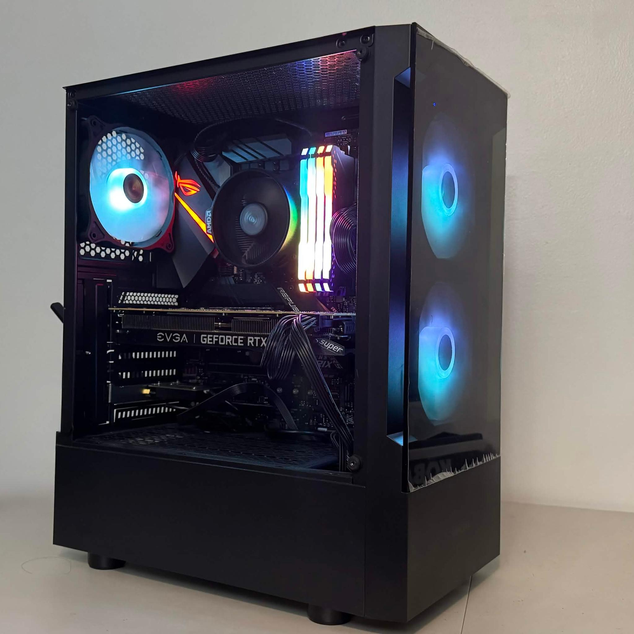 FREE SHIPPING | Shadow's build PC | RTX 2070 SUPER | Ryzen 5500 | 32GB RAM| 2X500gb STORAGE|