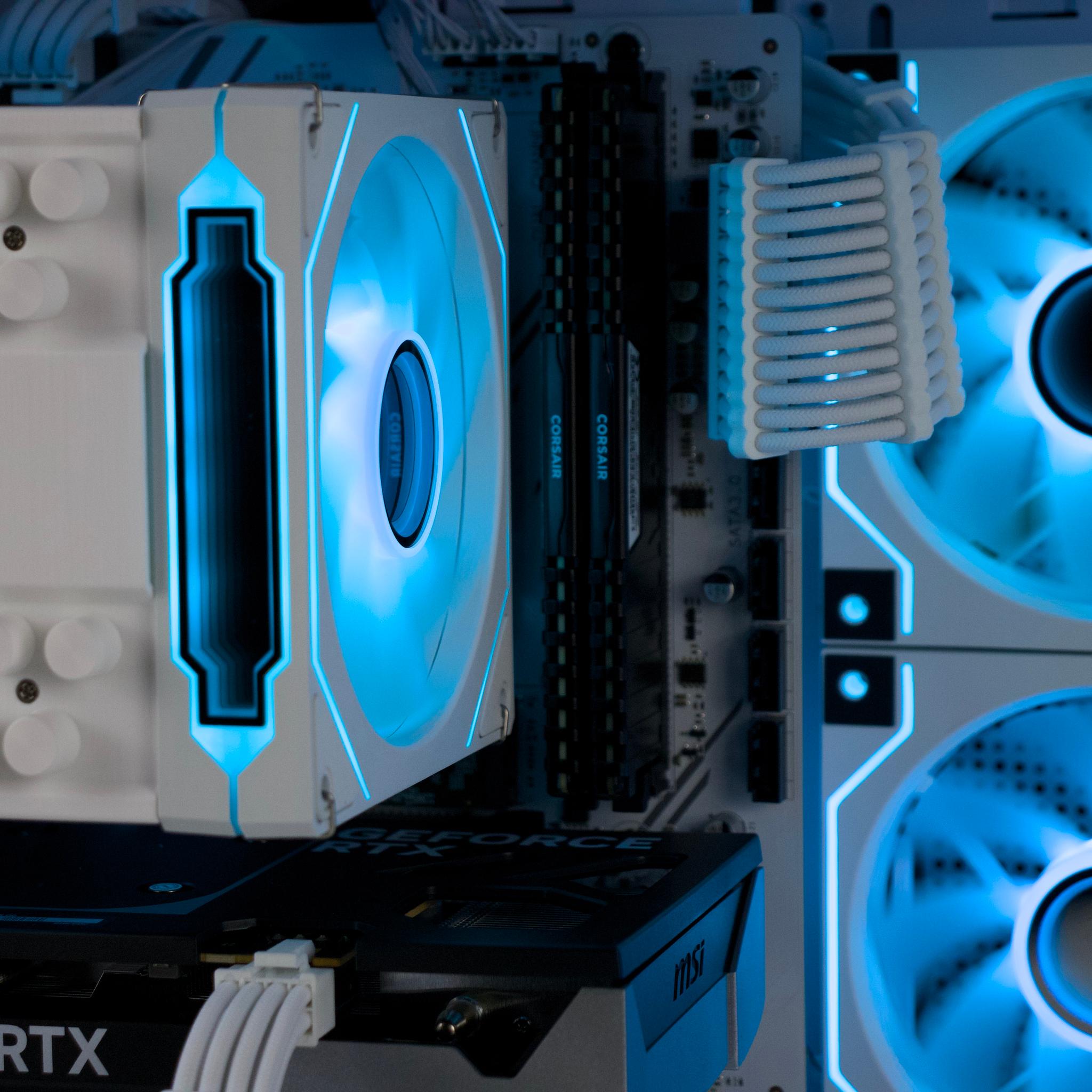 🧊❄️🧊 White Gaming PC – RTX 5060, Ryzen 5 5600X, 32GB RAM, 960GB SSD - WiFi, BlueTooth 🧊❄️🧊