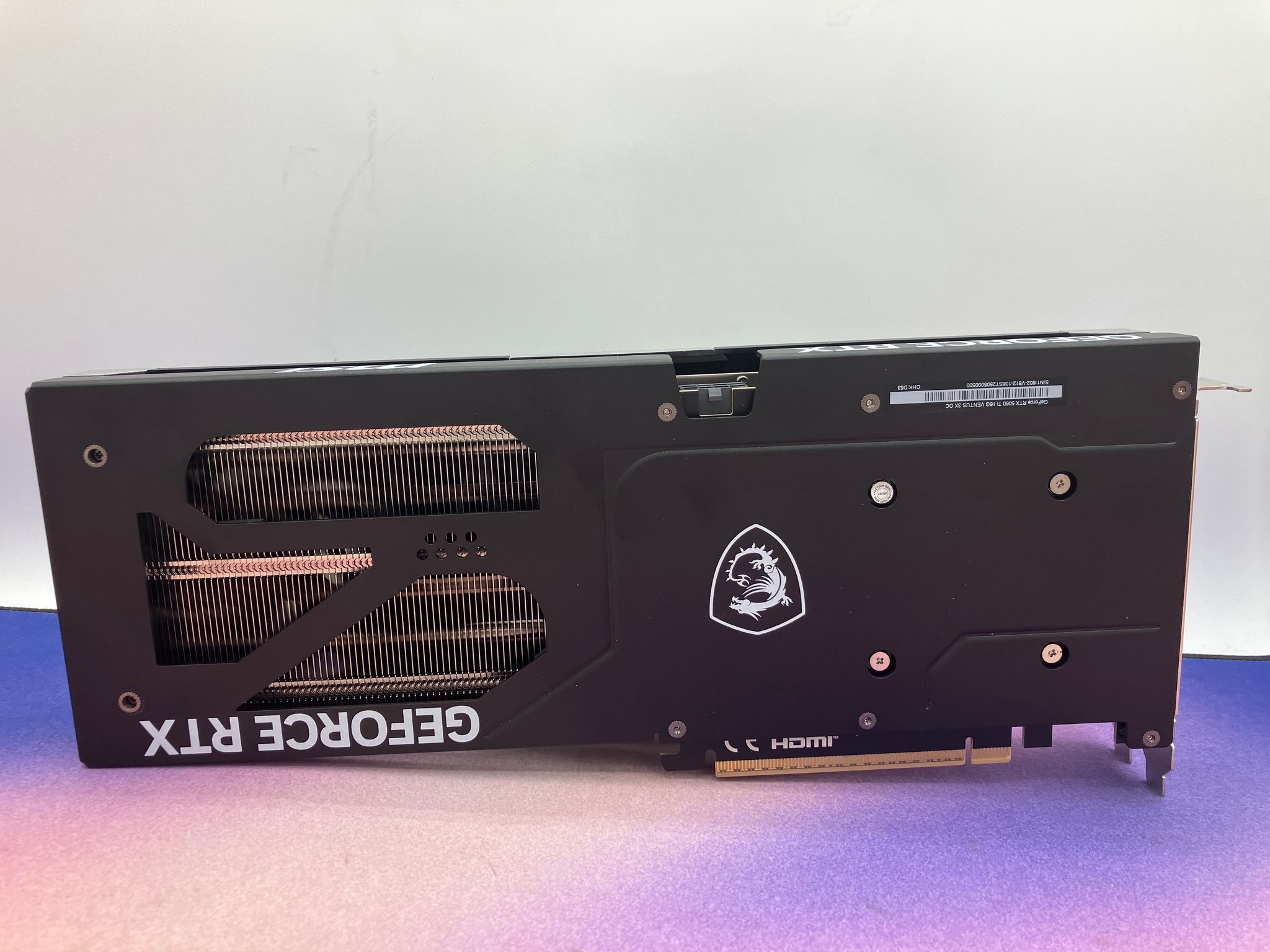 MSI RTX 5060 Ti VENTUS 3X OC 16 GB