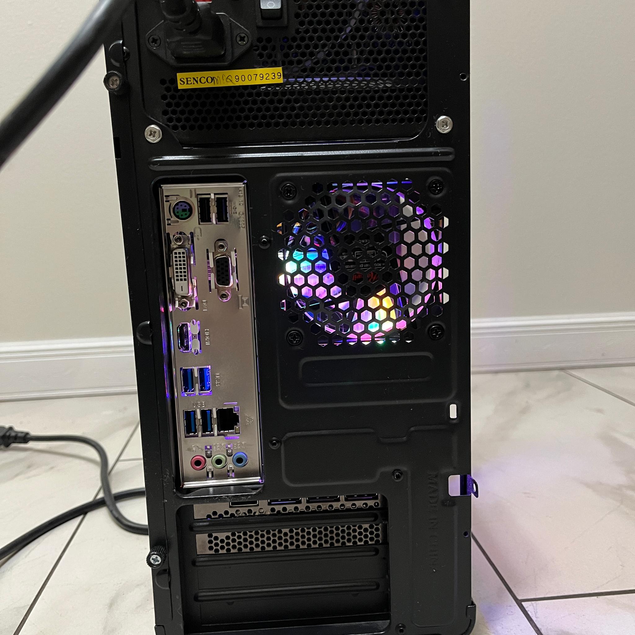 NVIDIA RTX 3070, Intel Core i7-9700, 16GB RAM, 1TB SSD - High FPS Gaming PC w/ Wi-Fi & BT