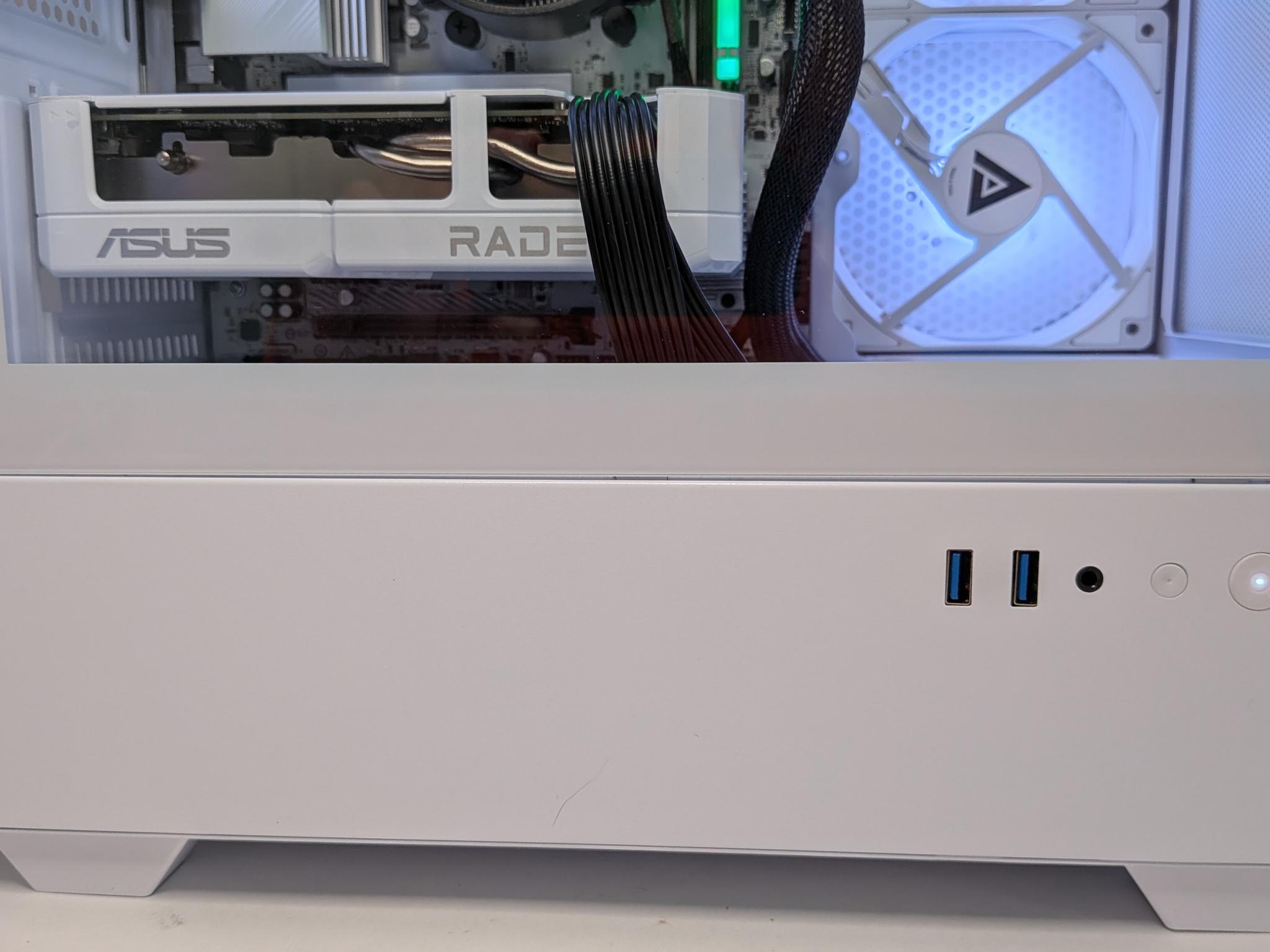 New ALL AMD AM5 Custom Gaming PC Lunar White