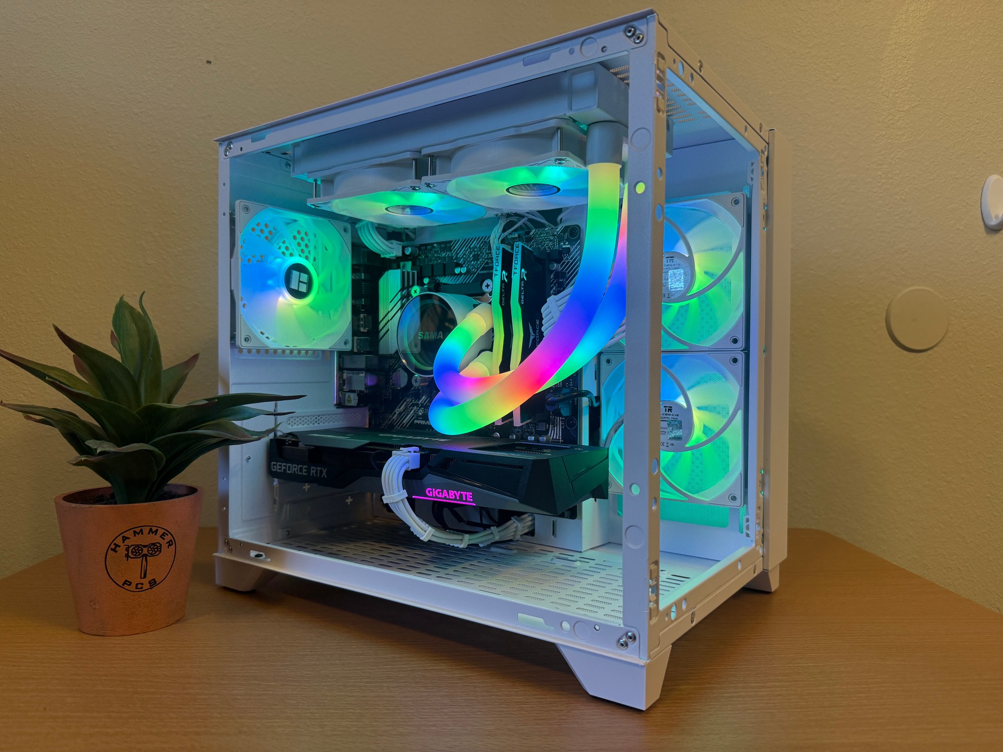 ⭐Custom Water Cooled RTX Gaming/Streaming PC⭐| Ryzen 7, RTX 3060 Ti | Fortnite, Arc Raiders, More!