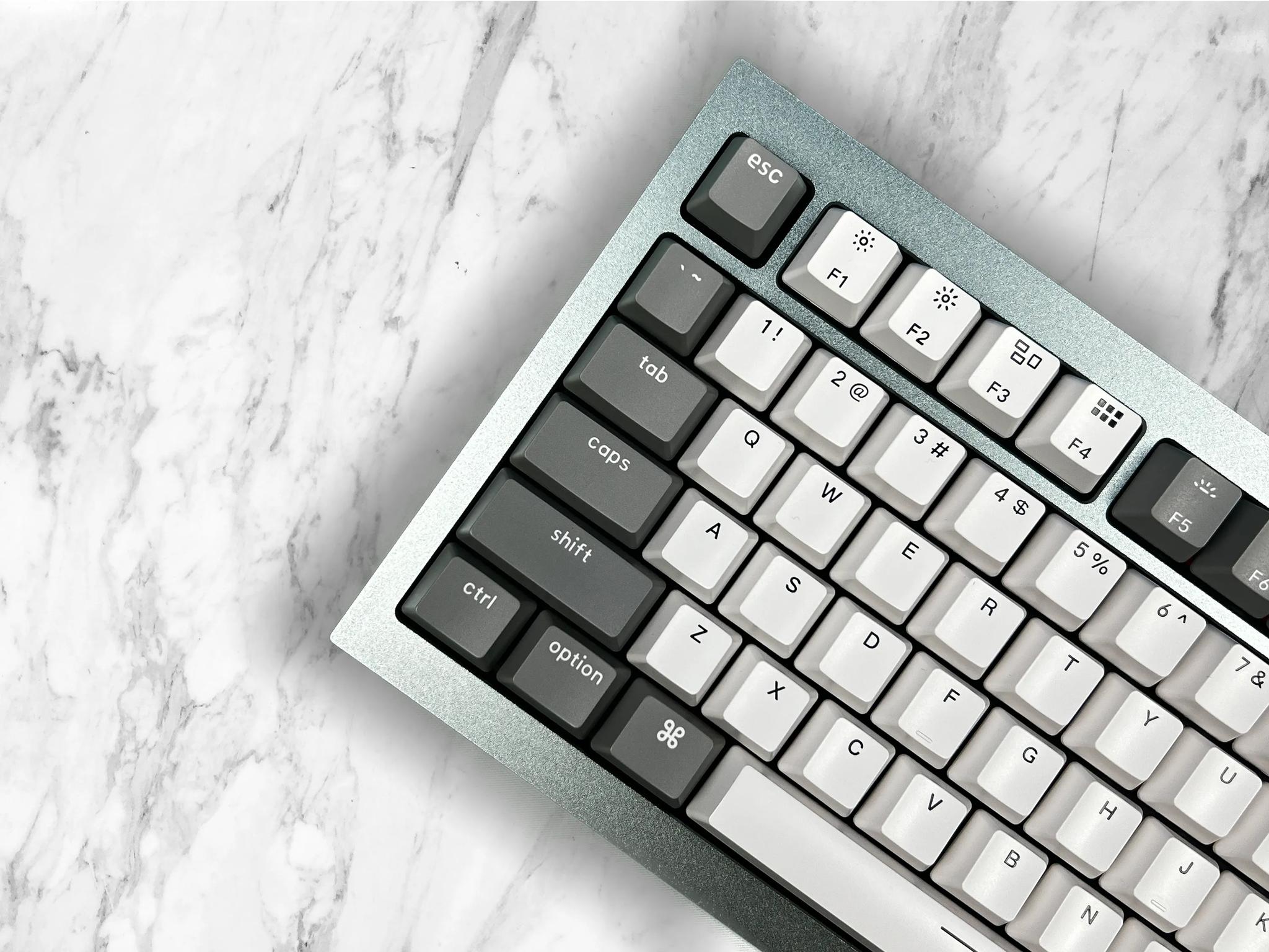 🖤⚪Silver Bullet⚪🖤 | Keychron Custom Aluminum 75% Mechanical Gaming Keyboard