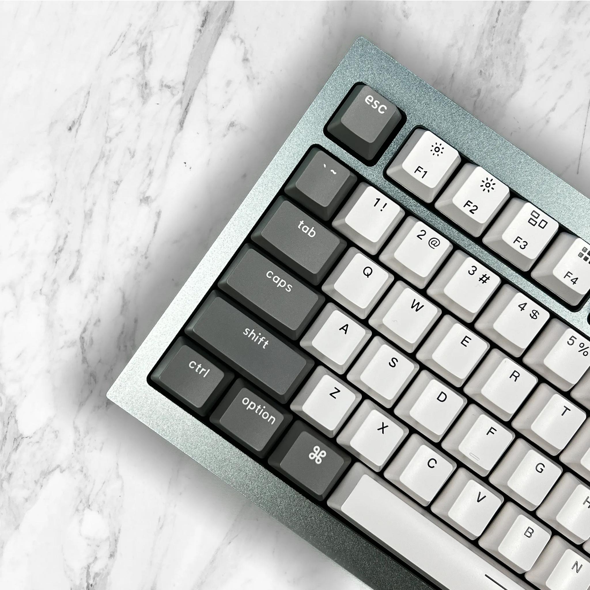 🖤⚪Silver Bullet⚪🖤 | Keychron Custom Aluminum 75% Mechanical Gaming Keyboard