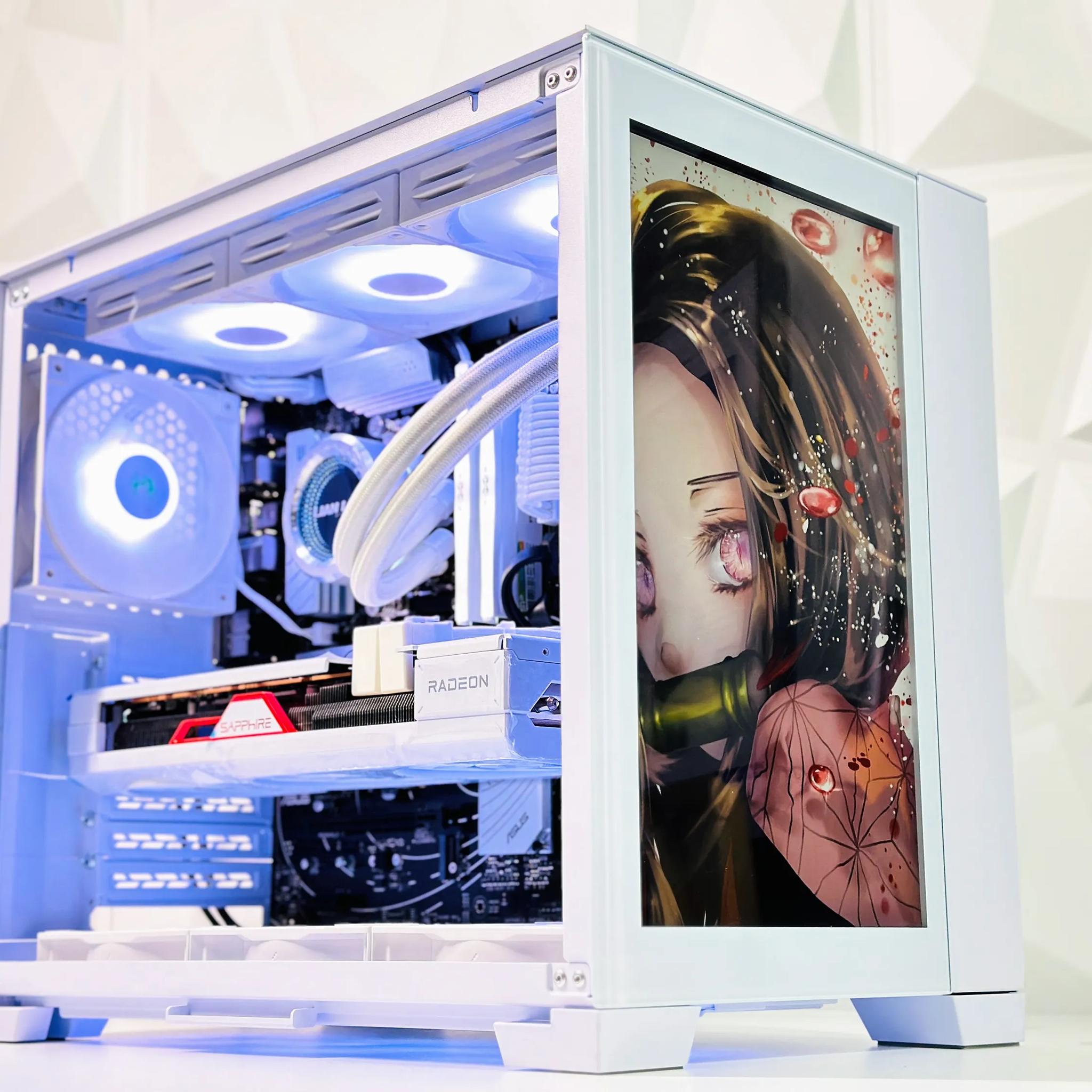 🎋🌸⚔️👺☁️Nezuko||Gaming PC-AMD RX 7800 XT 16GB❄️AMD Ryzen 5 7600 6 core❄️32GB DDR5❄️1TB NVME