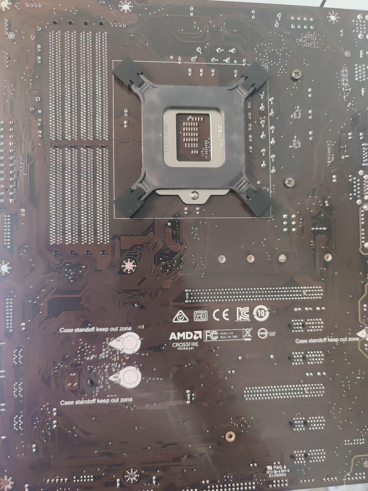 MSI Z390 Motherboard with i5 9600k and 120mm AIO