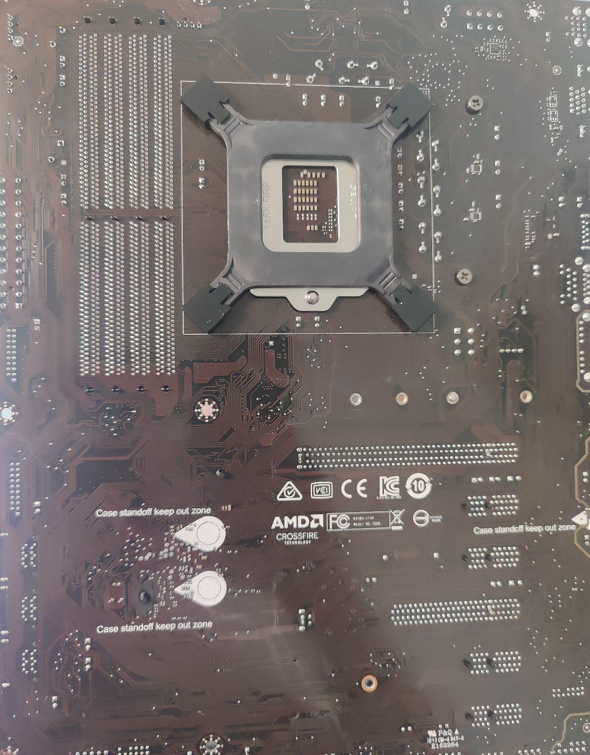 MSI Z390 Motherboard with i5 9600k and 120mm AIO