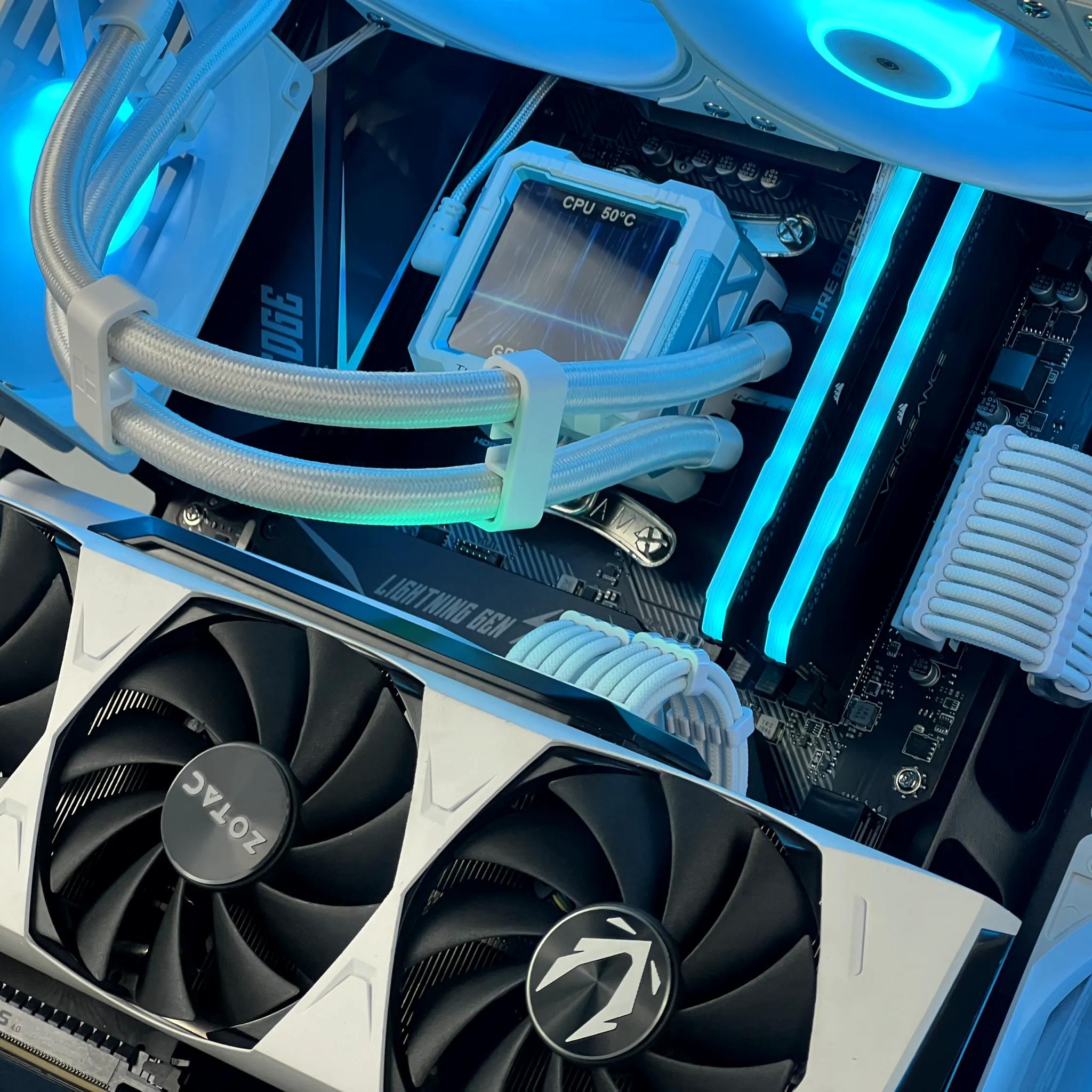 ❄️ 4K Gaming PC❄️  - RTX 3090 24GB, Ryzen 7 5700X3D, 64GB DDR4, 1TB NVMe