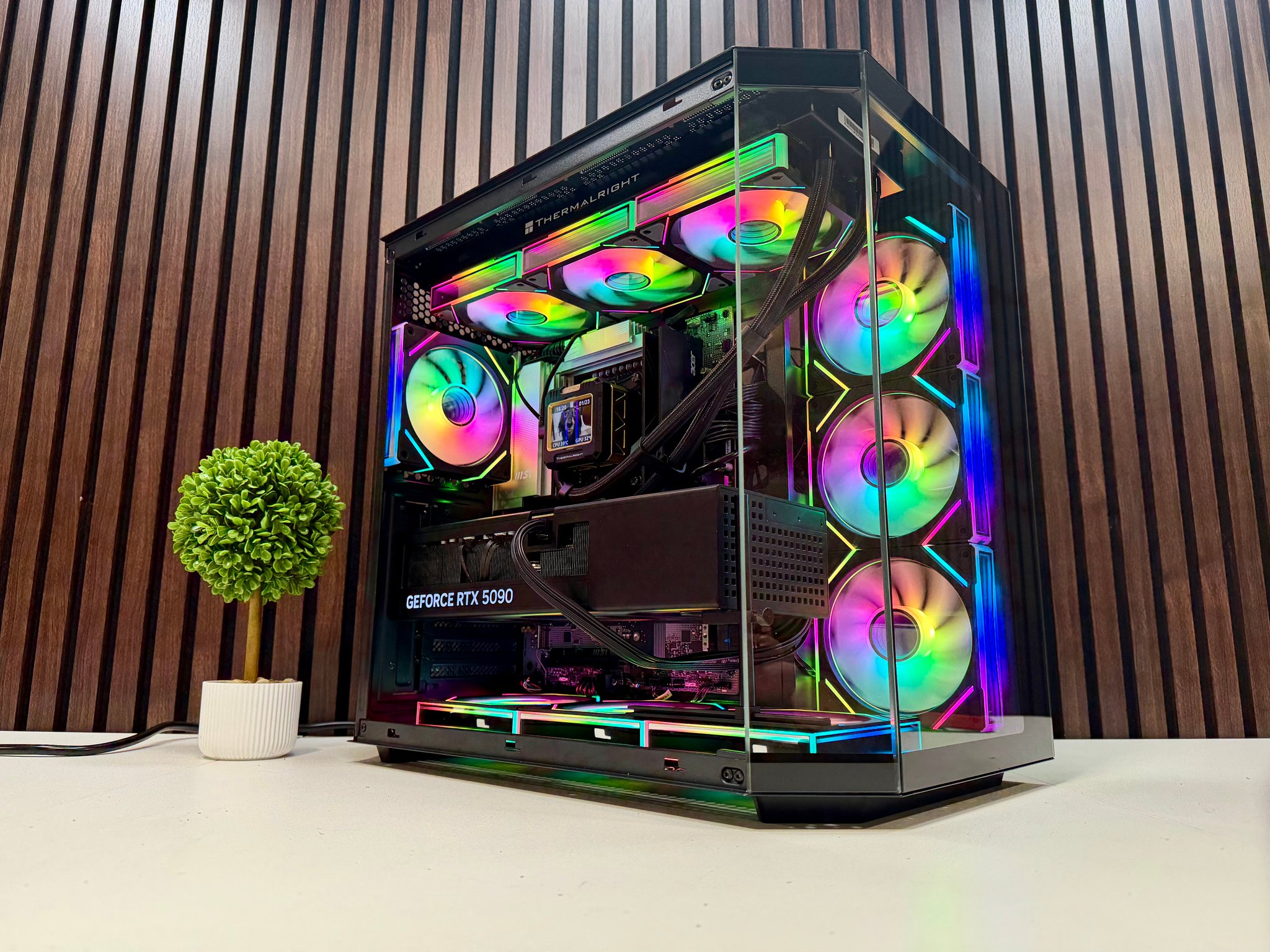 RTX 5090 | Ryzen 9950X3D | 32GB DDR5 | 2TB M.2 | 1200 Watt Gold PSU | ARGB Fans | Windows 11 Pro