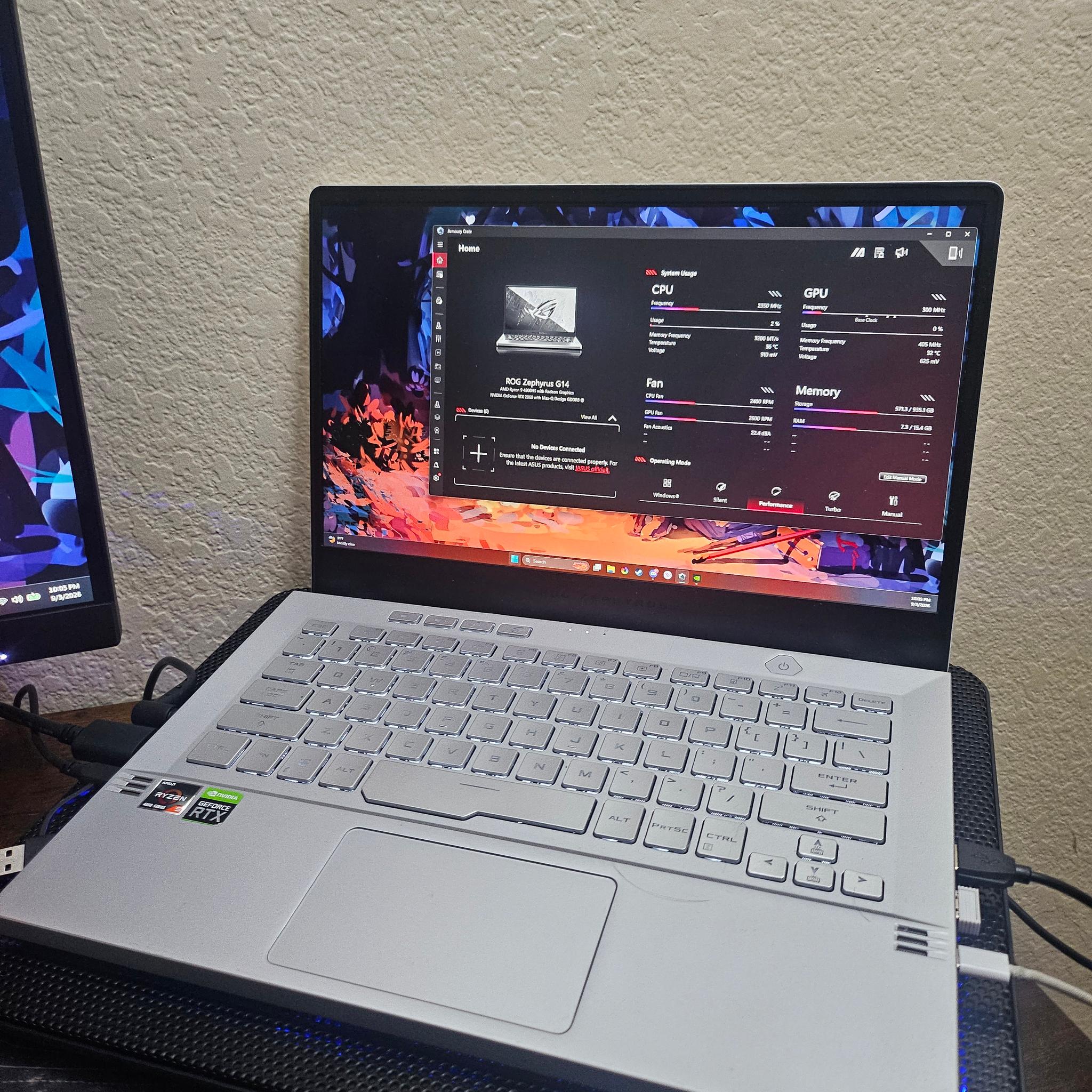 Asus ROG zephyrus G14 / 4900HS / 2060 Max Q/ 16G / 1tb nvme