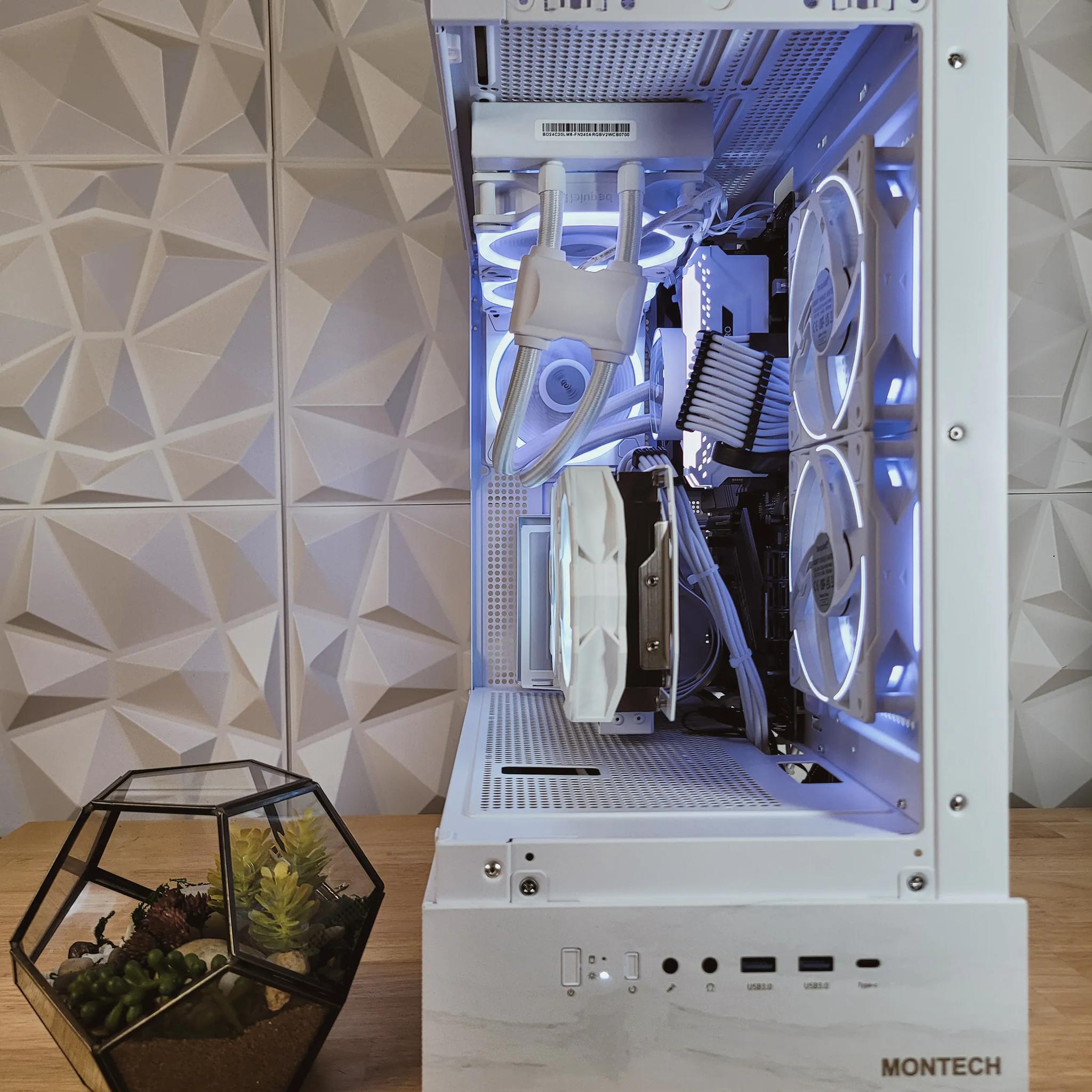 🎃 Halloween Sale 🎃 Ivory Storm: RTX 4070 | Ryzen 7 | 32GB RAM | 1 TB | 850w | Win11 Pro | Wifi