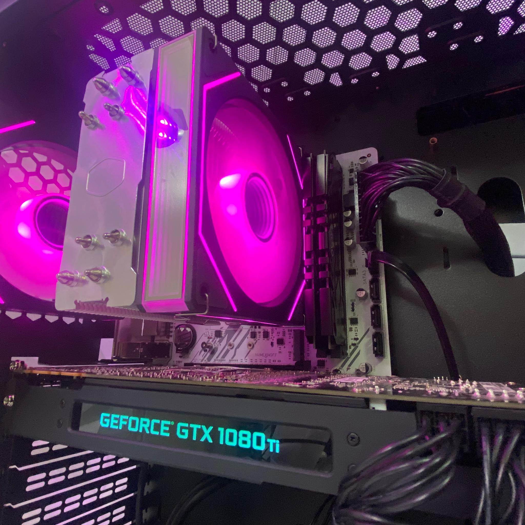 🎅🎅 White Elite Build – Ryzen 5 3600 + GTX 1080 Ti 11GB | 1080p/1440p High FPS Ready