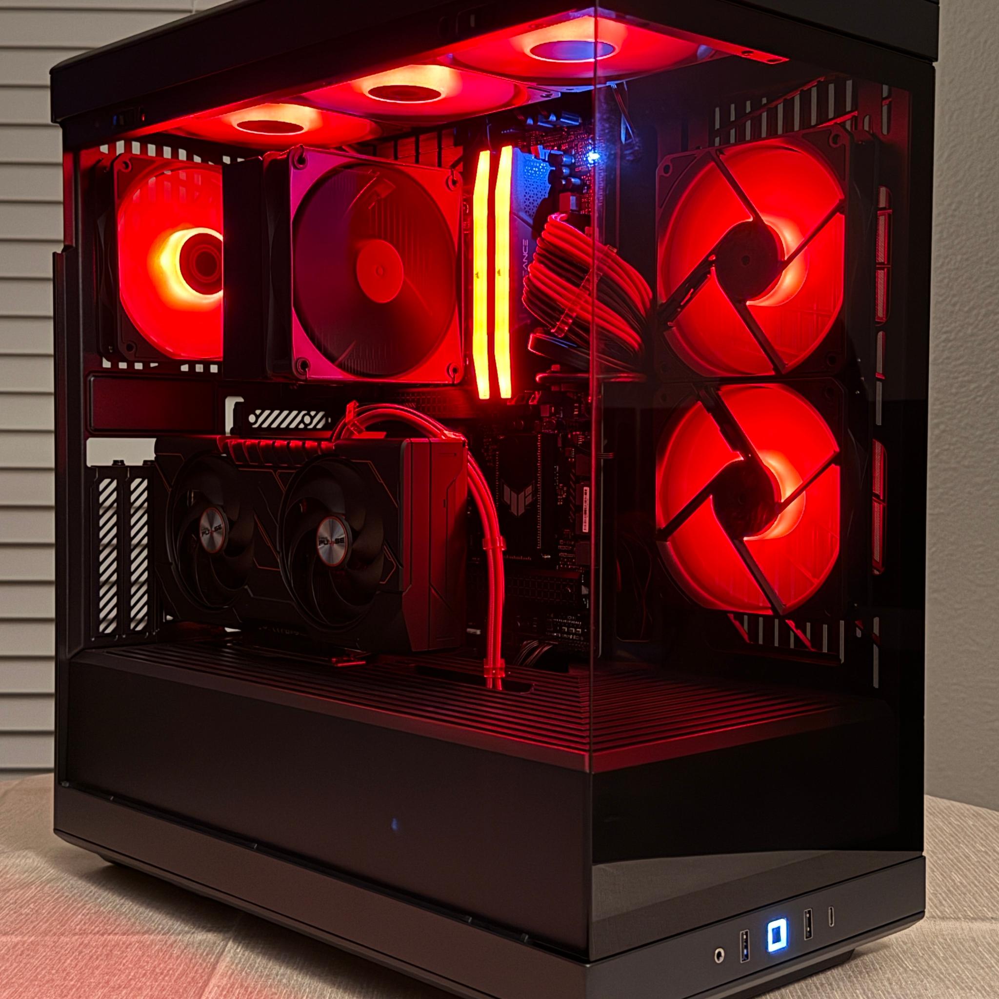 🔥Inferno PC🔥 | 1440p gaming PC | Ryzen 5 9600X | AMD 9060 XT 16GB | 32GB DDR5 6000MHz