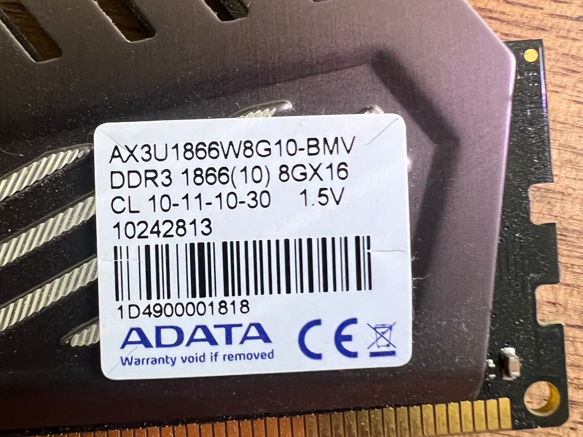 SALE! DDR 3 XPG 16GB RAM CL30 [2x8Gb]