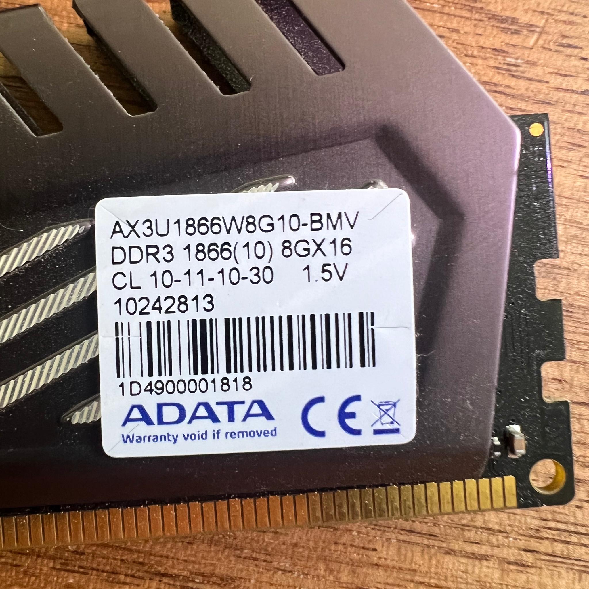 SALE! DDR 3 XPG 16GB RAM CL30 [2x8Gb]
